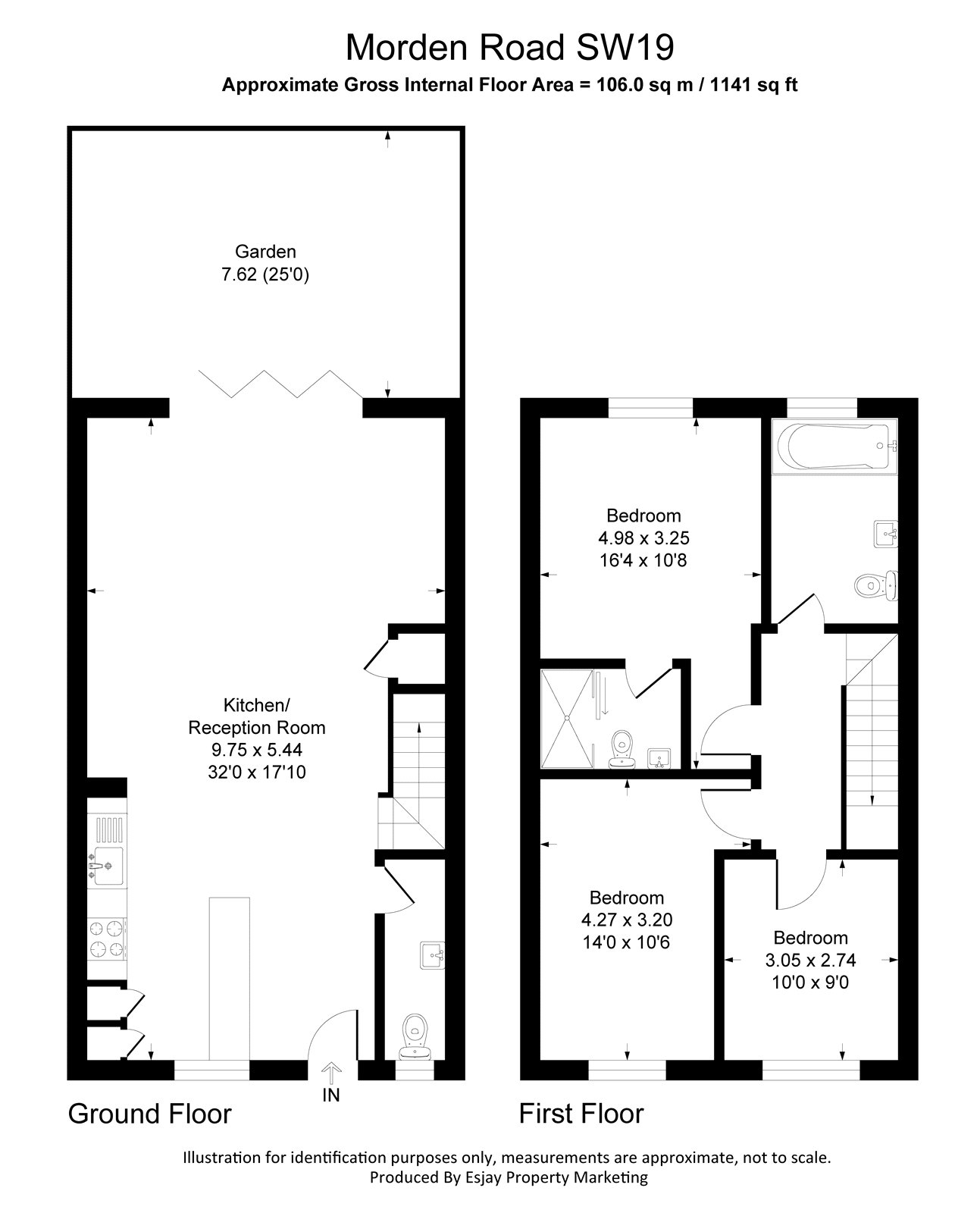 220, Morden Road, London floorplan