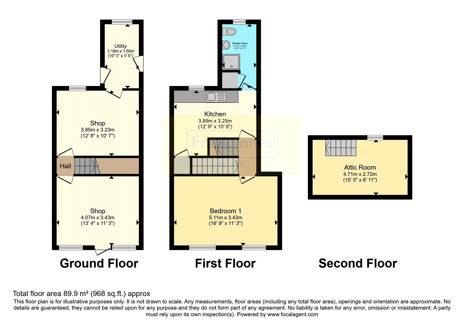 110, Outram Street, Nottinghamshire floorplan
