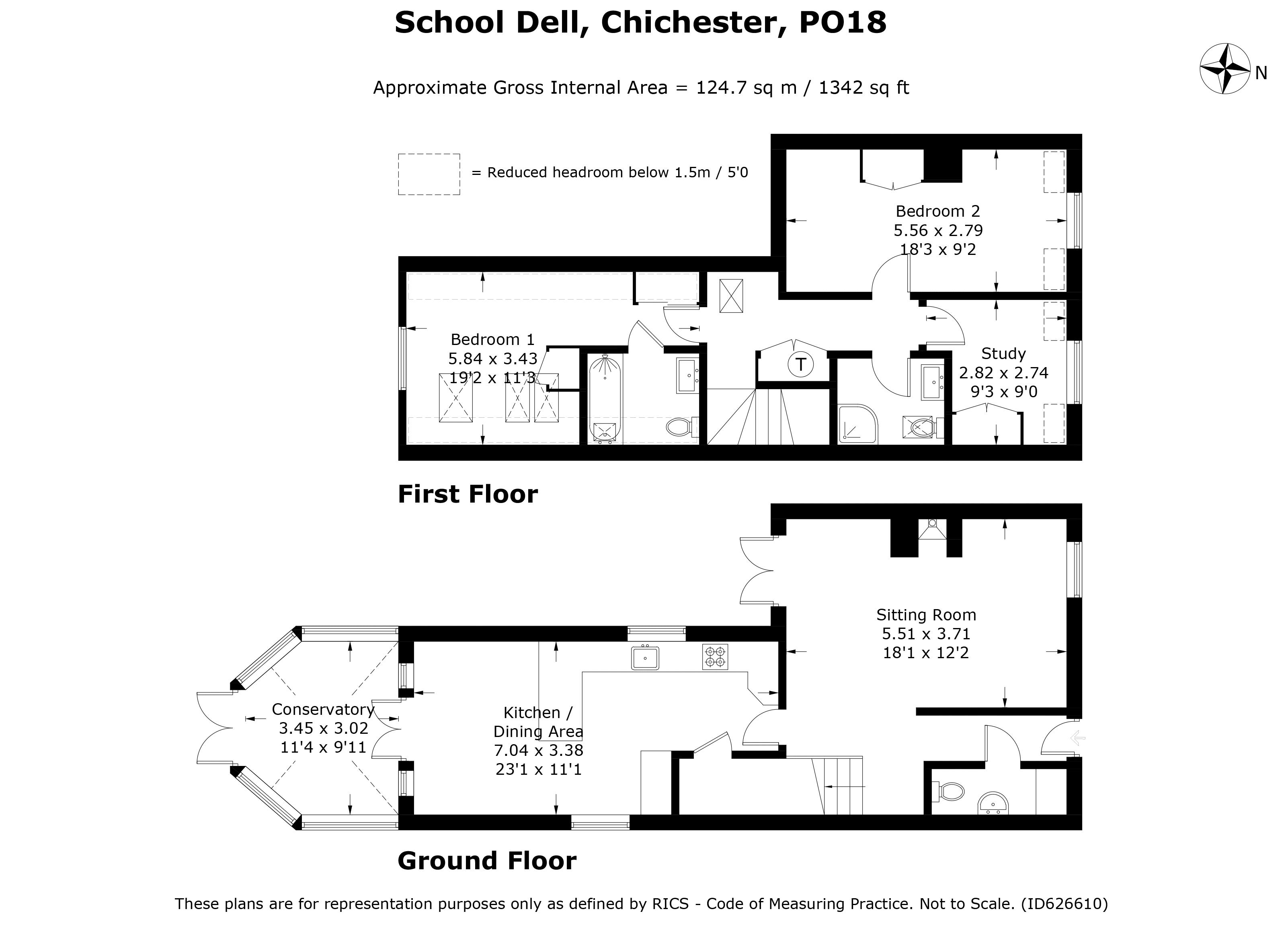 3 bed property for sale in School Dell, West Ashling, Chichester PO18