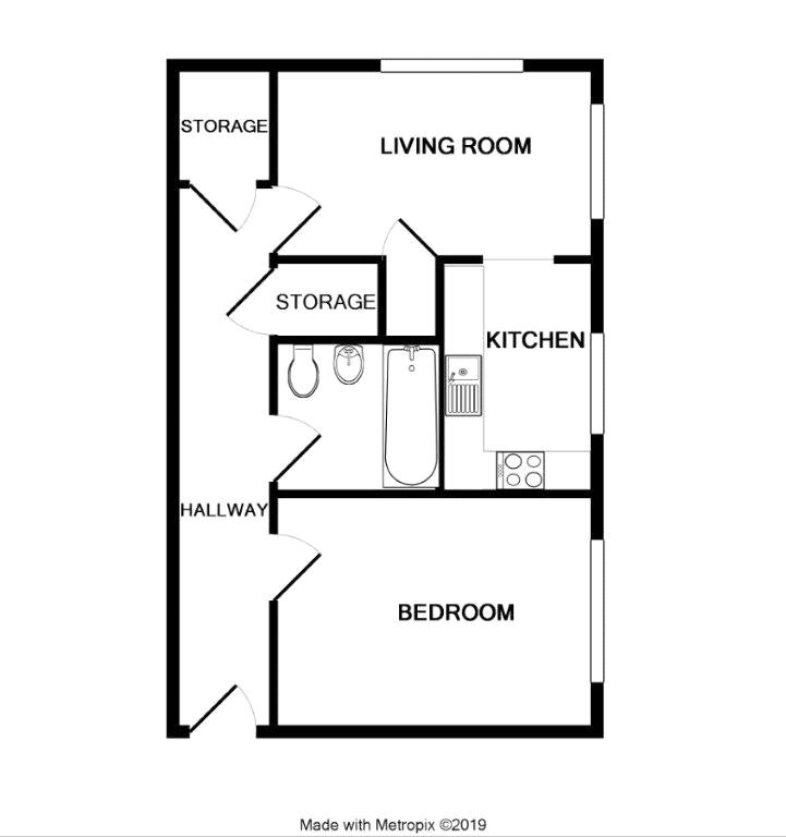 1 Bedrooms Flat to rent in Ladybank, Bracknell, Berkshire RG12
