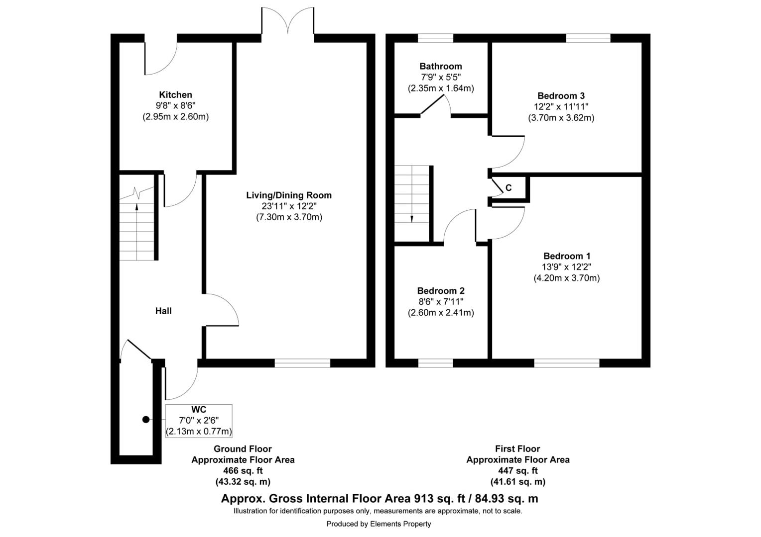 39, Bannockburn Way, Billingham floorplan