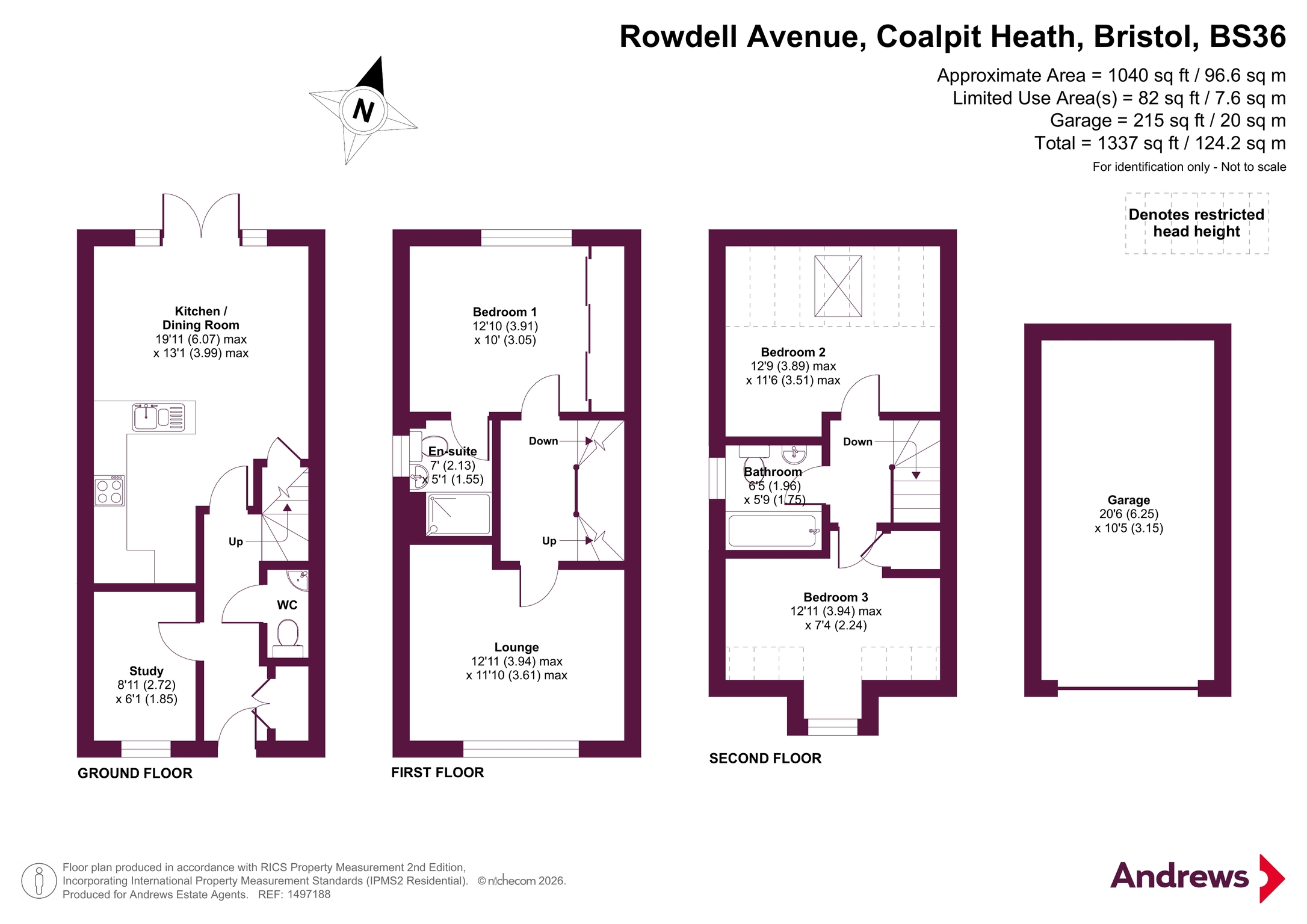 23, Rowdell Avenue, Bristol floorplan