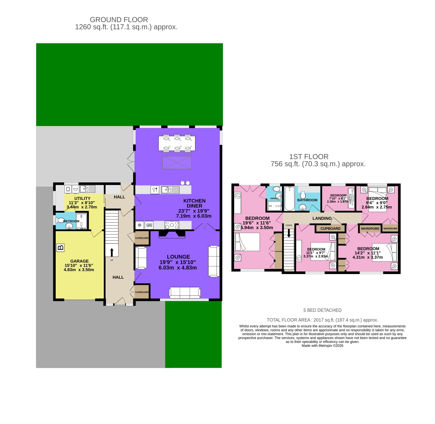 14, TRINITY CLOSE, ASHBY-DE-LA-ZOUCH floorplan