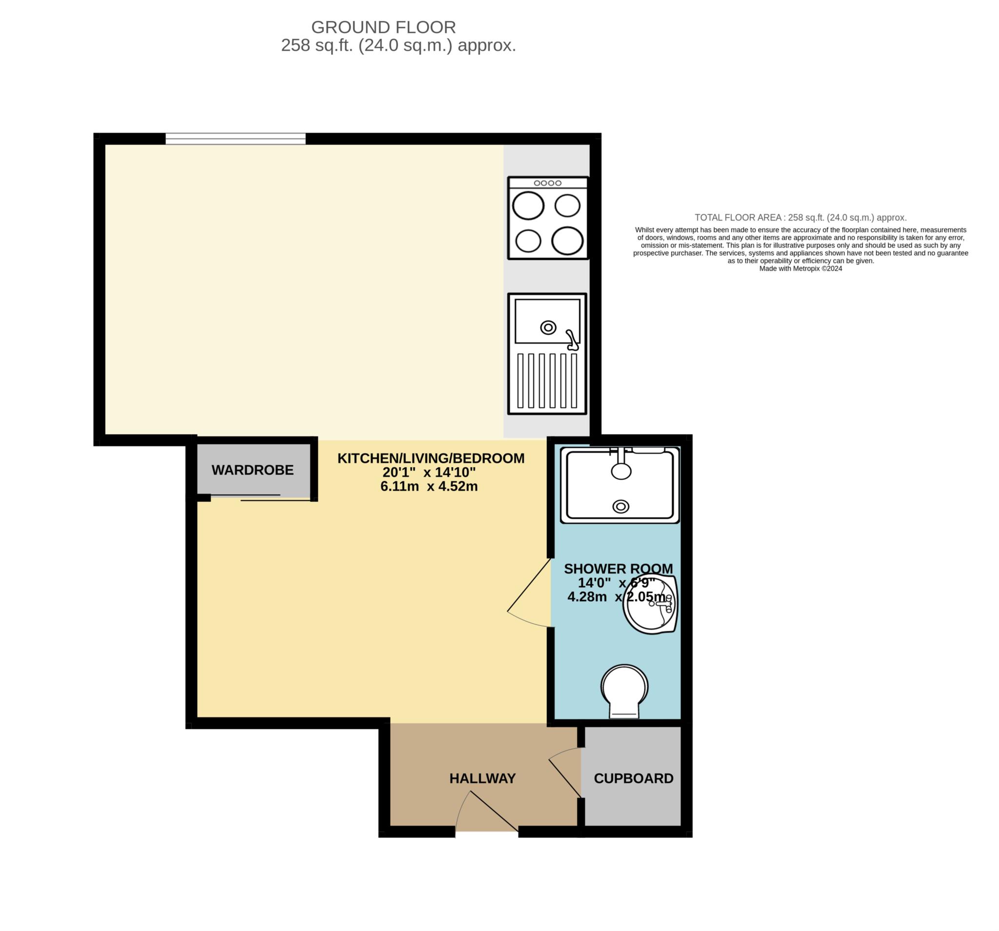Flat 8 Britannic House, Burlington Road, New Malden floorplan