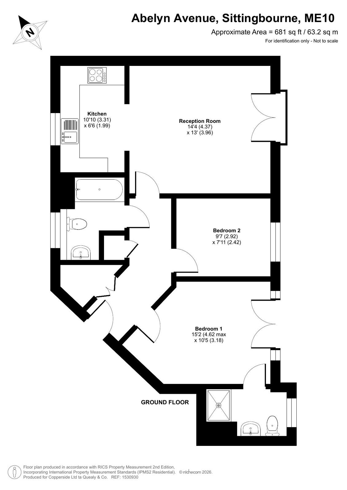 39, Abelyn Avenue, Sittingbourne floorplan