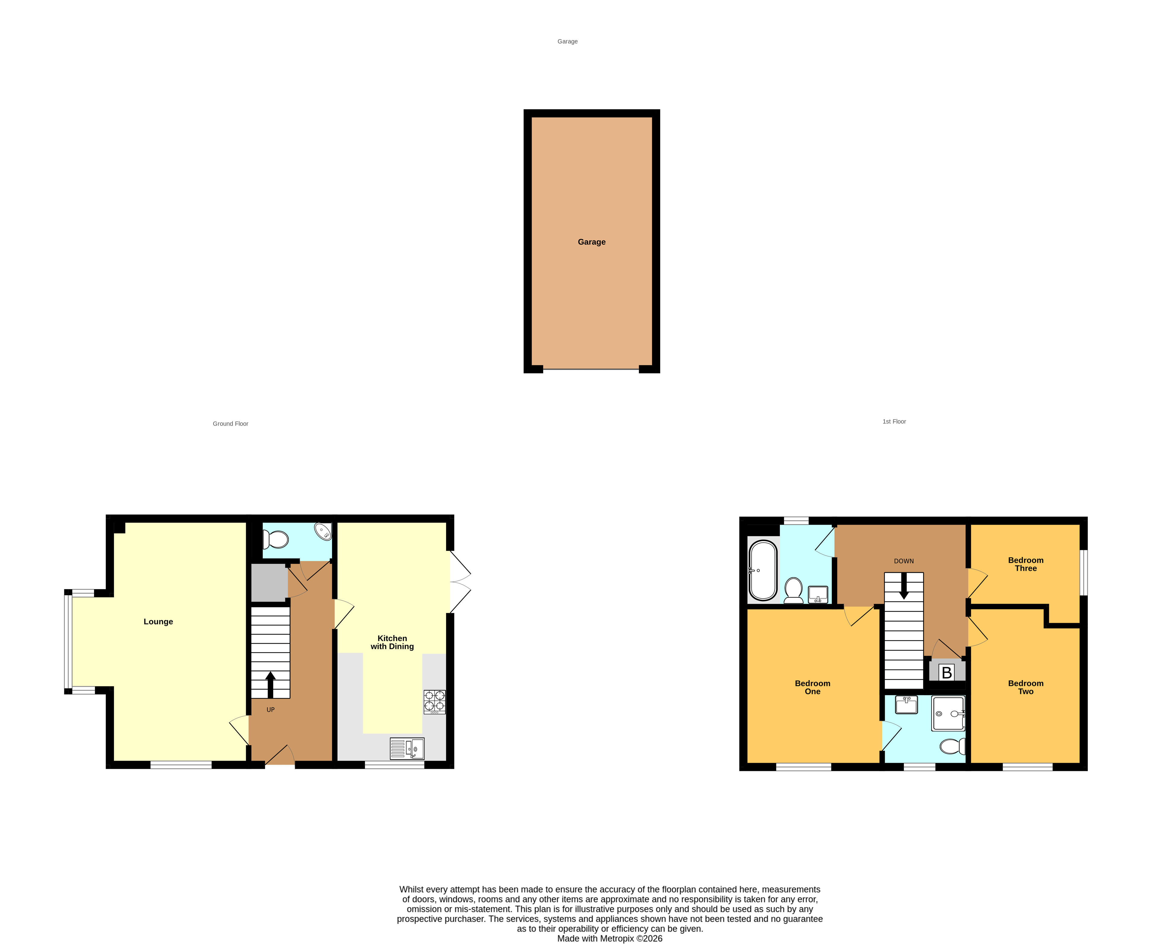 22, Poplar Road, Lichfield floorplan