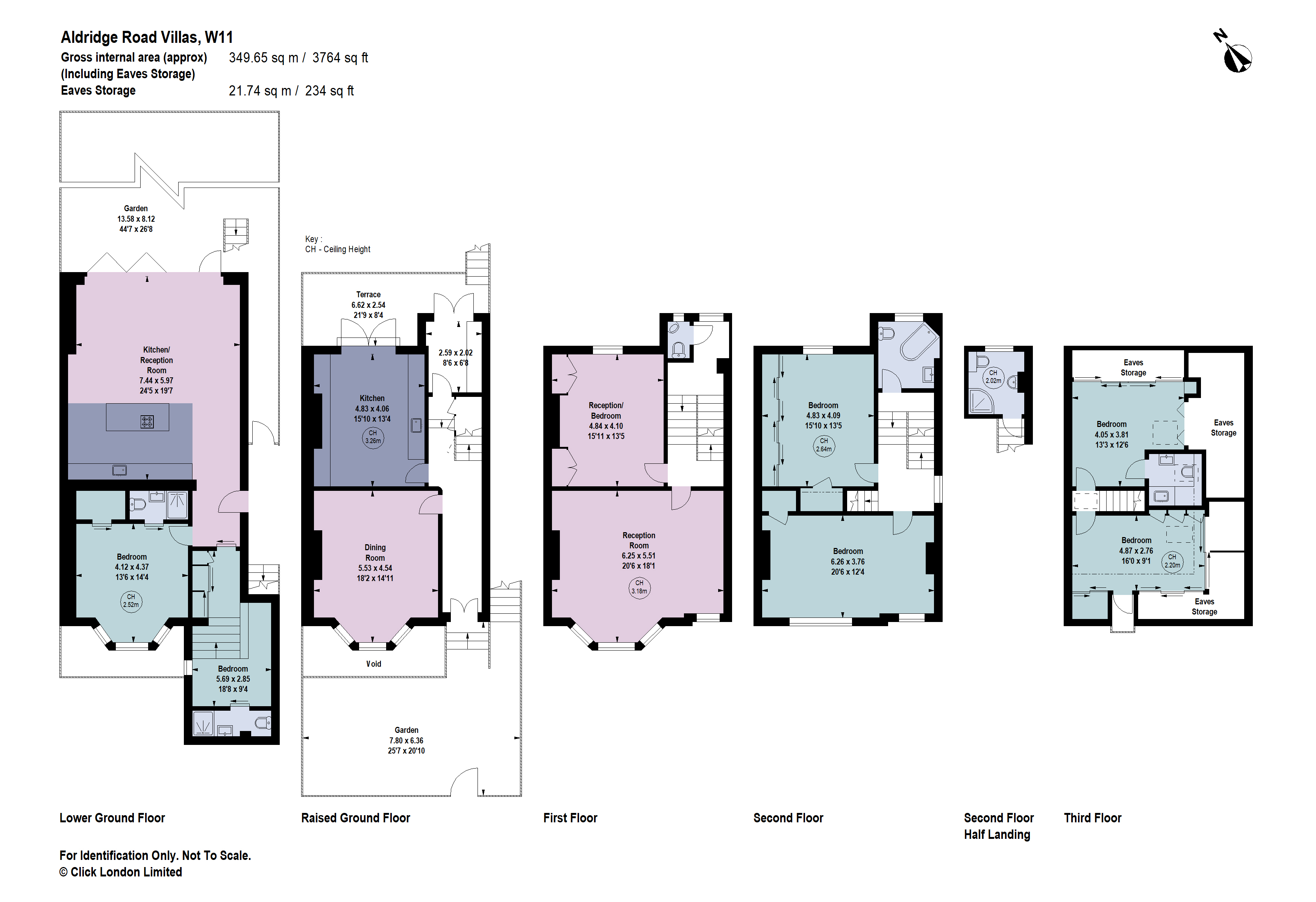 Aldridge Road Villas, Notting Hill, London W11, 6 bedroom semidetached