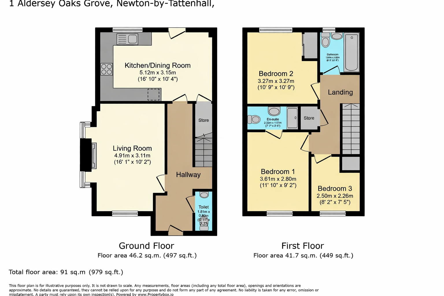 1, Aldersey Oaks Grove, Newton By Tattenhall floorplan