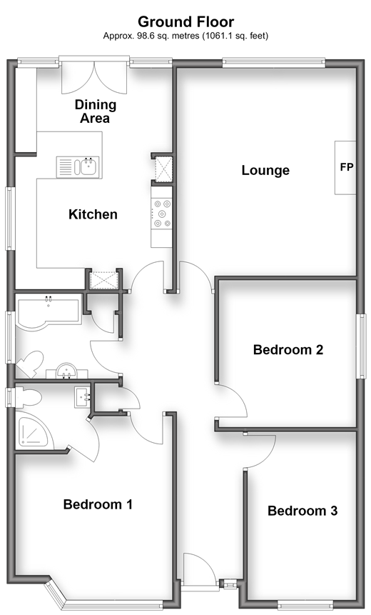 Malines Avenue, Peacehaven floorplan