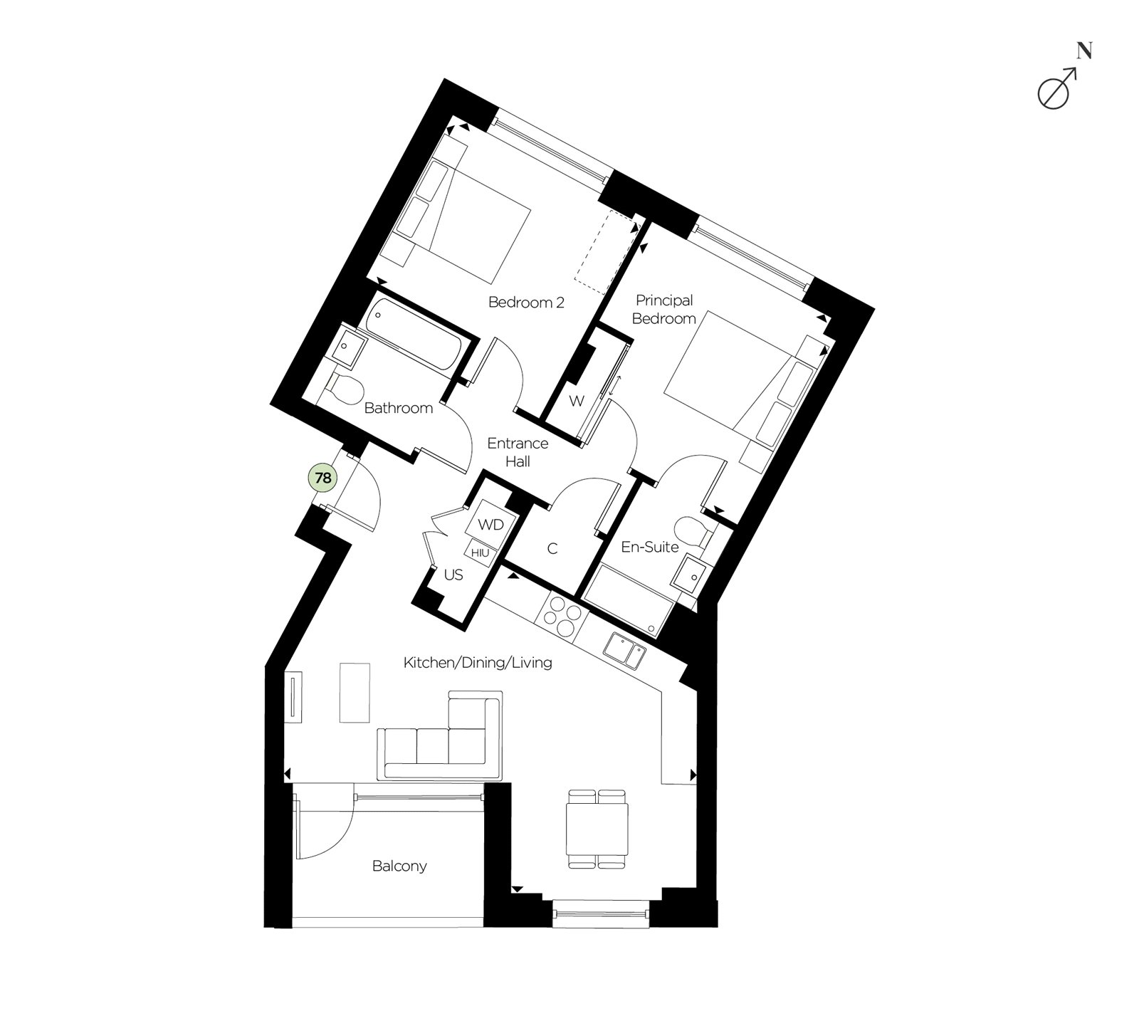 Fusion - Plot 78,, Fusion At Knights Park, Cambridgeshire floorplan