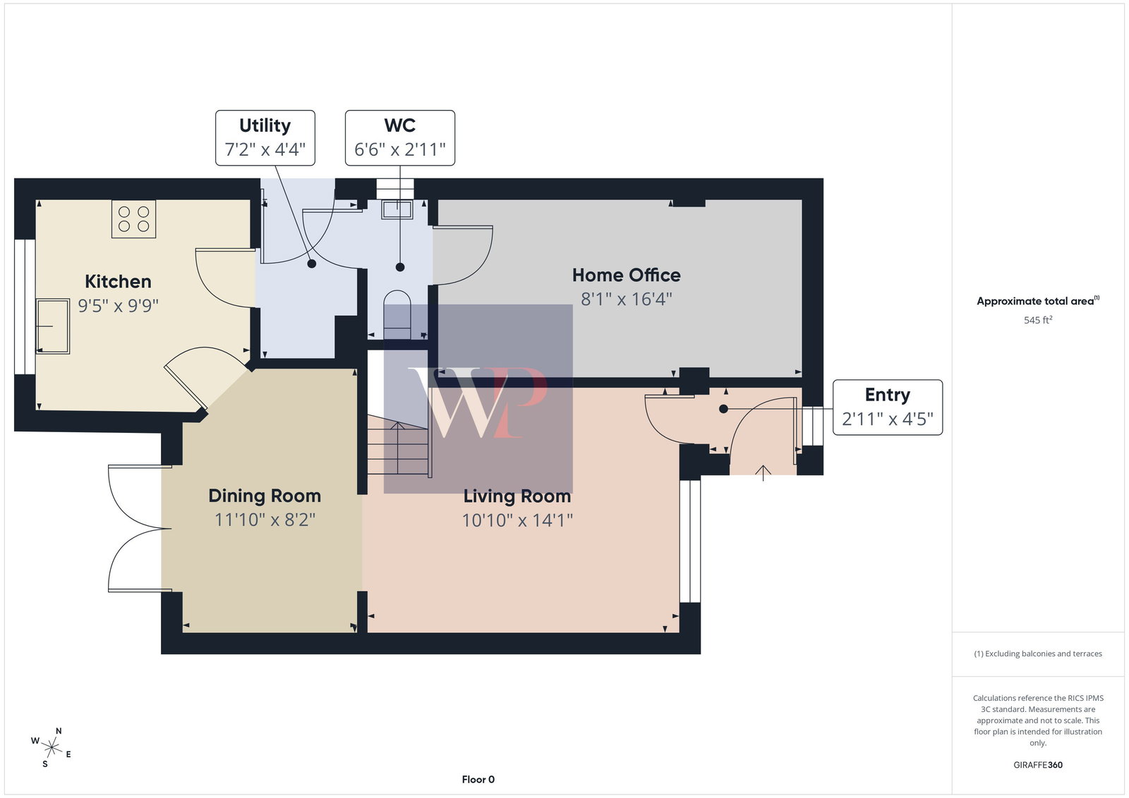 3, Appletree Lane, Diss floorplan