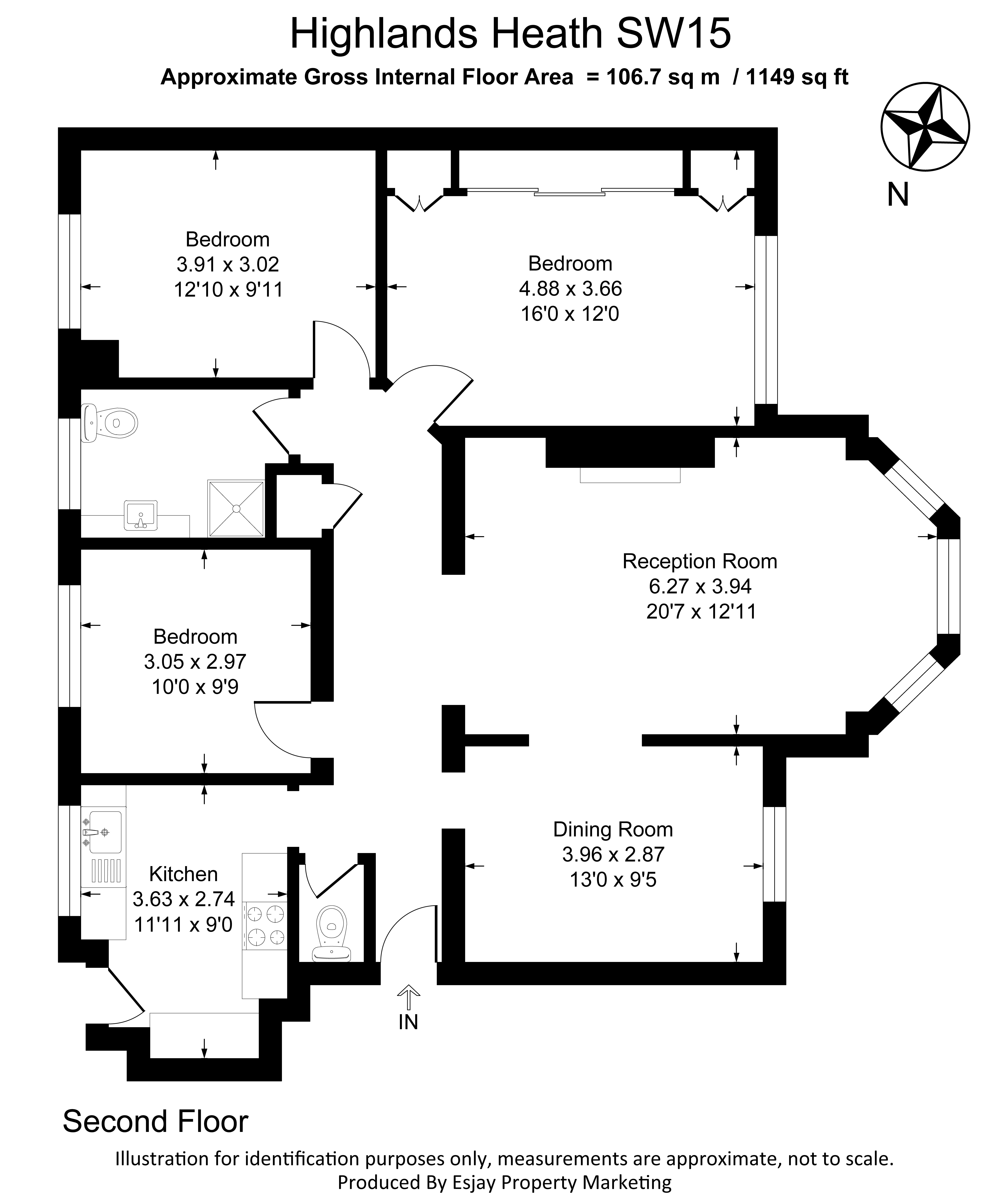 82, Highlands Heath, London floorplan