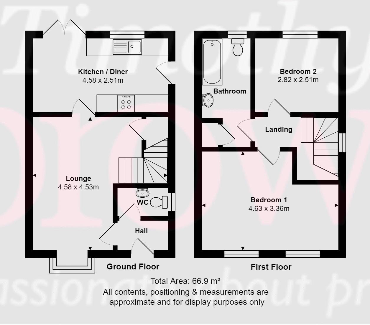 2 Bedrooms Semi-detached house for sale in Bridgewater Close, Congleton CW12