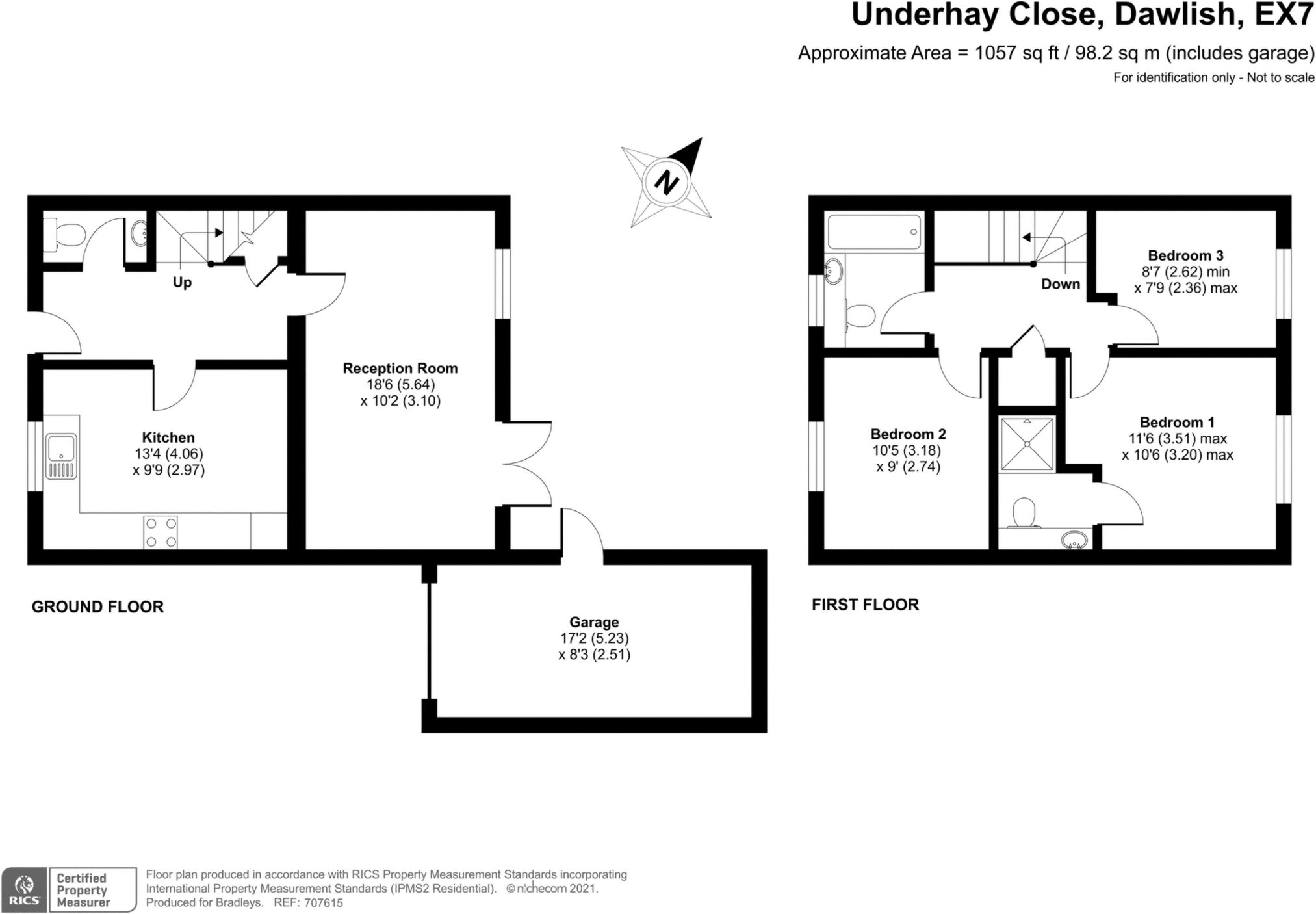 29, Underhay Close, Dawlish floorplan