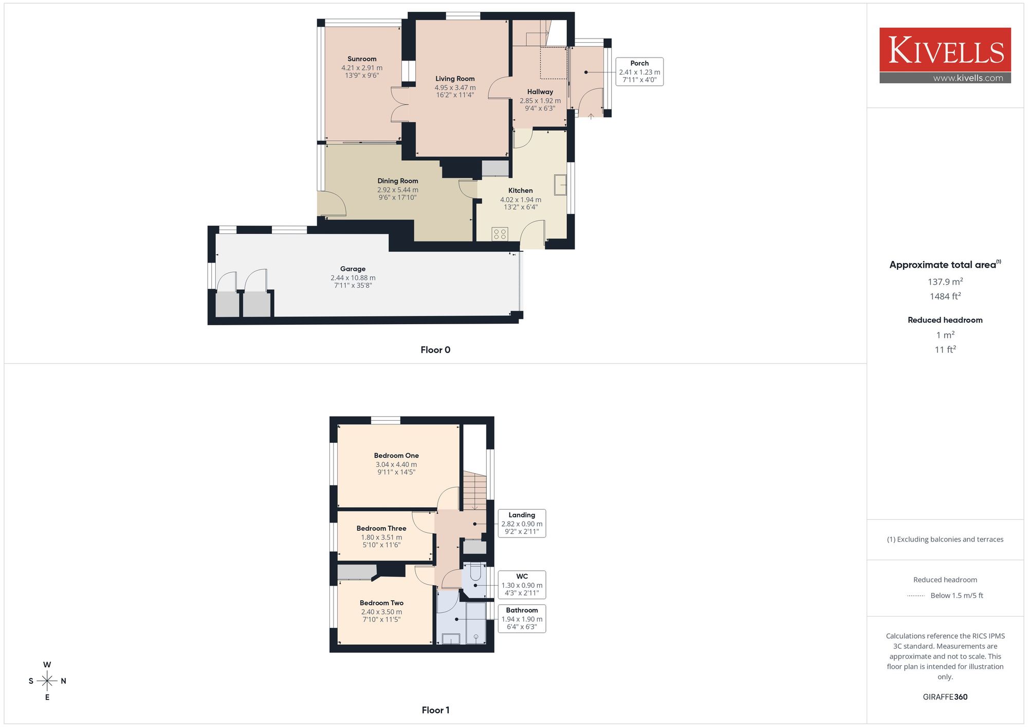 16 The Rowans, Bude floorplan