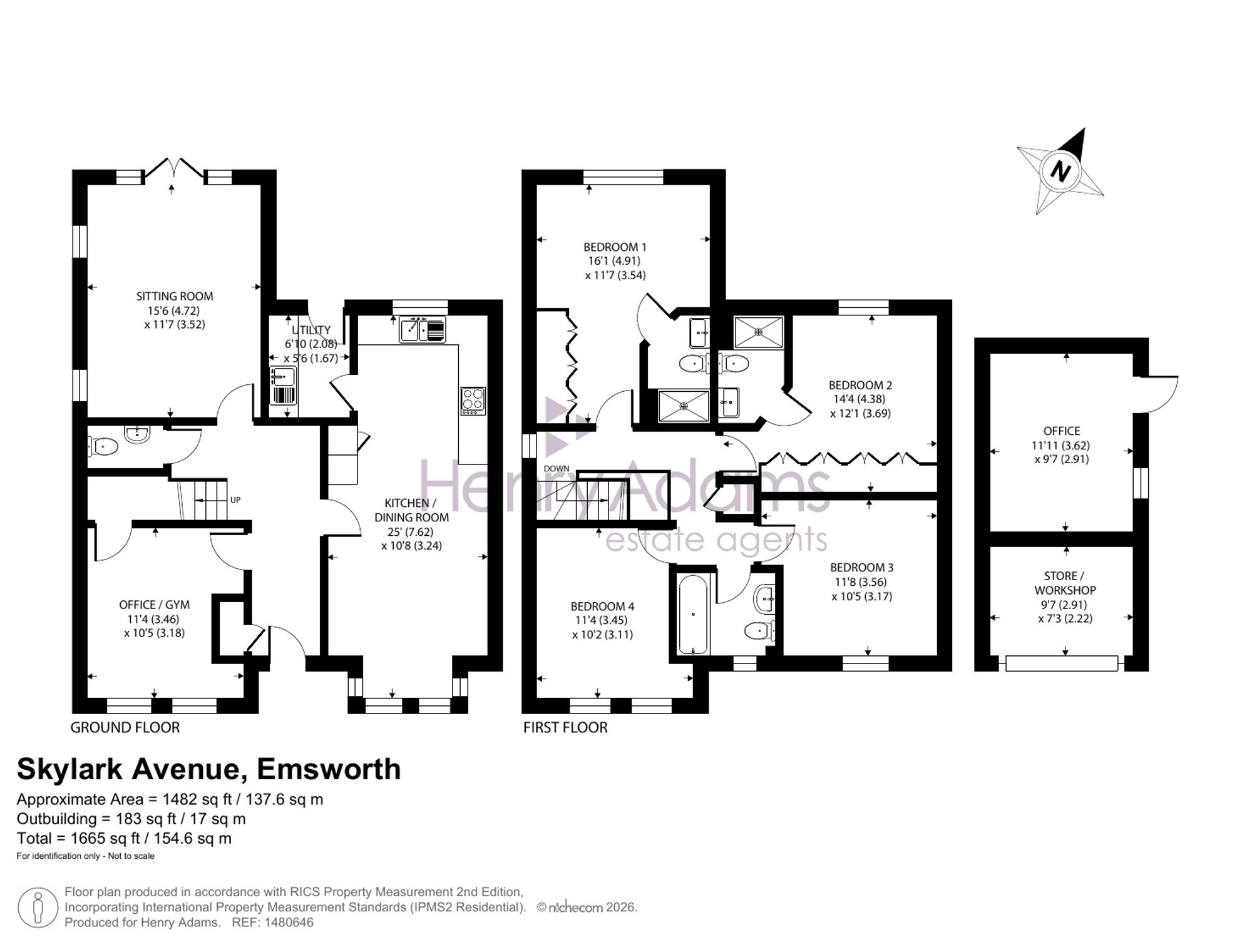 41 Skylark Avenue, Emsworth floorplan