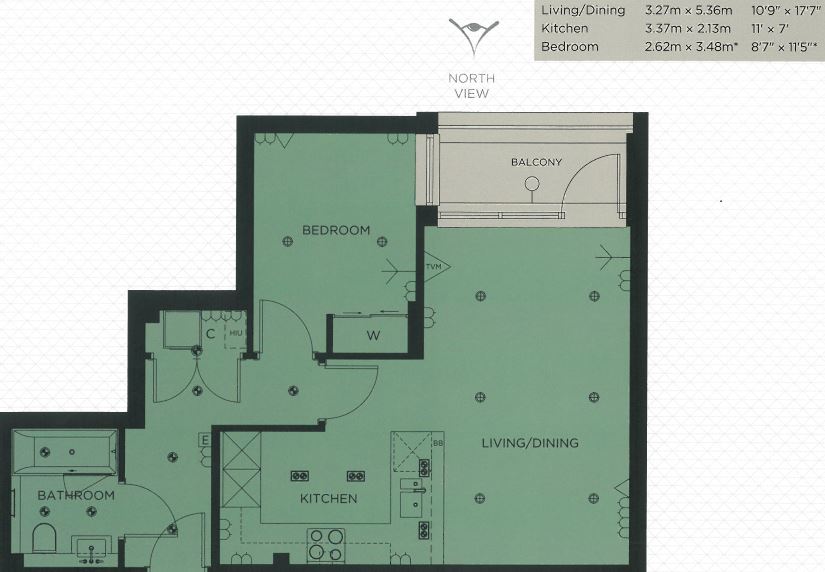 1 Bedrooms Flat to rent in Longfield Avenue, Ealing W5