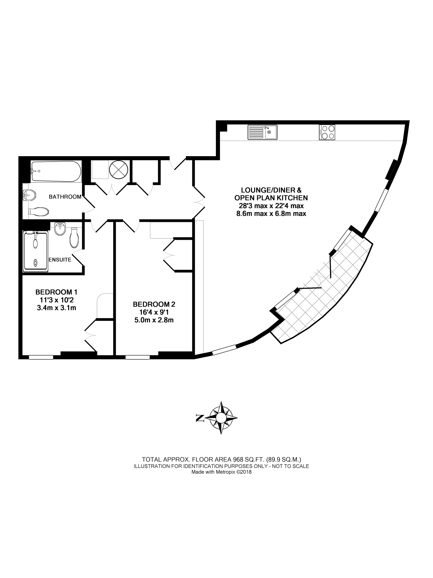2 Bedrooms Flat to rent in Pound Lane, York YO1