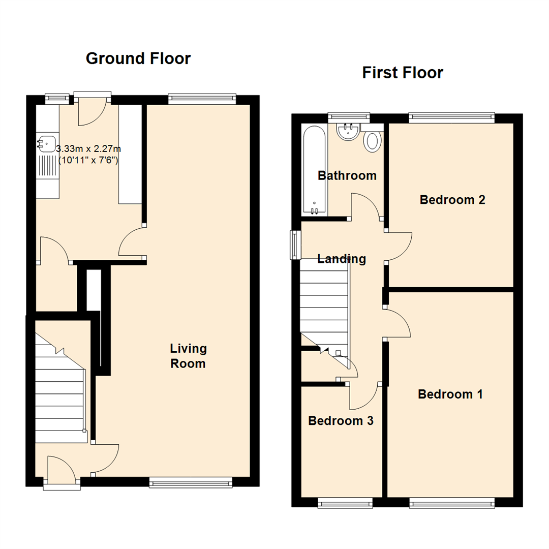 3 Bedrooms Detached house to rent in 14 Deanery Gardens, Eccleshill, Bradford BD10