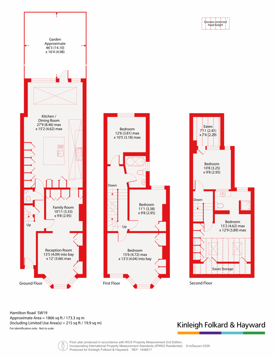 44, Hamilton Road, London floorplan