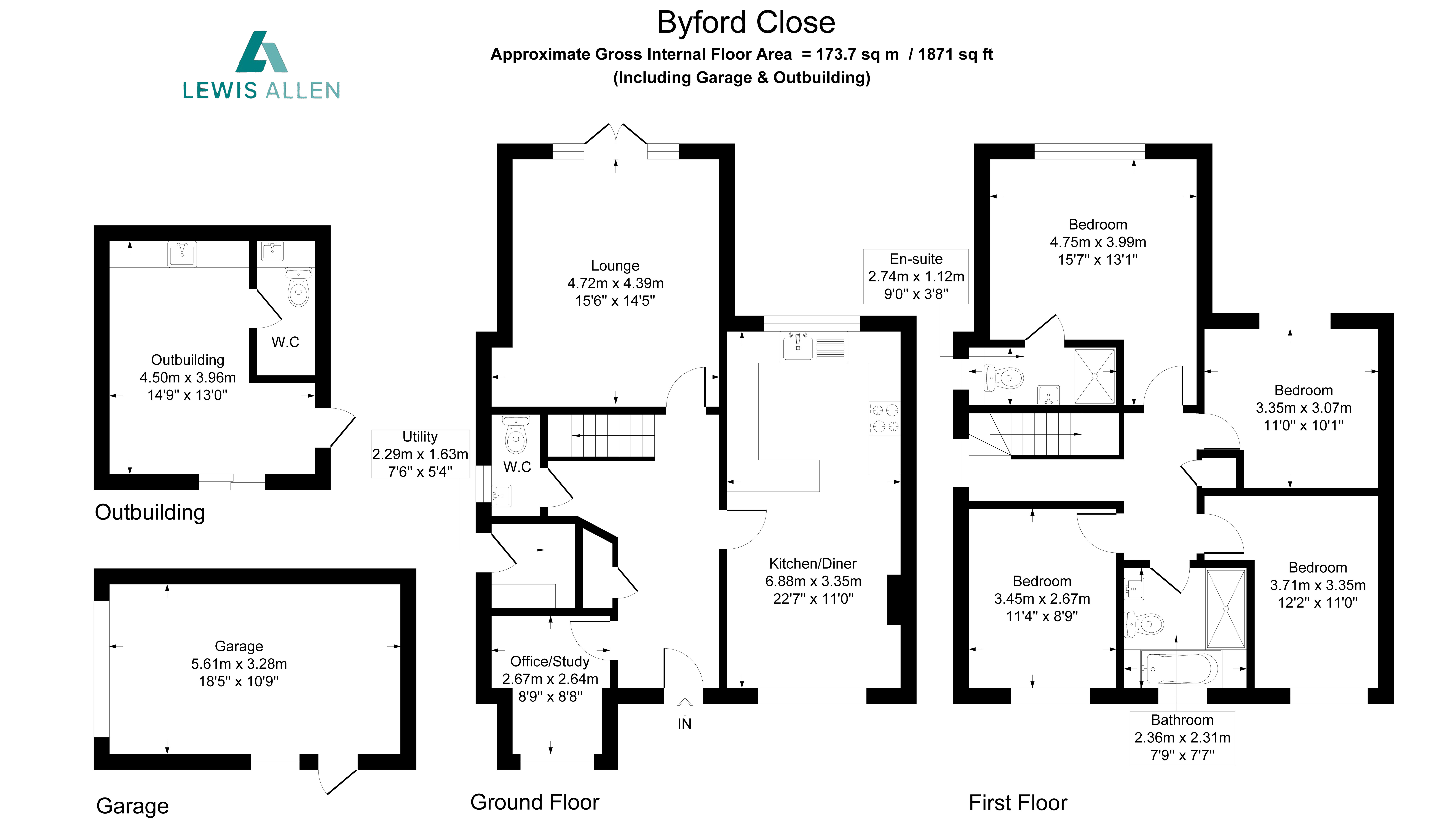 6, Byford Close, Rayleigh floorplan