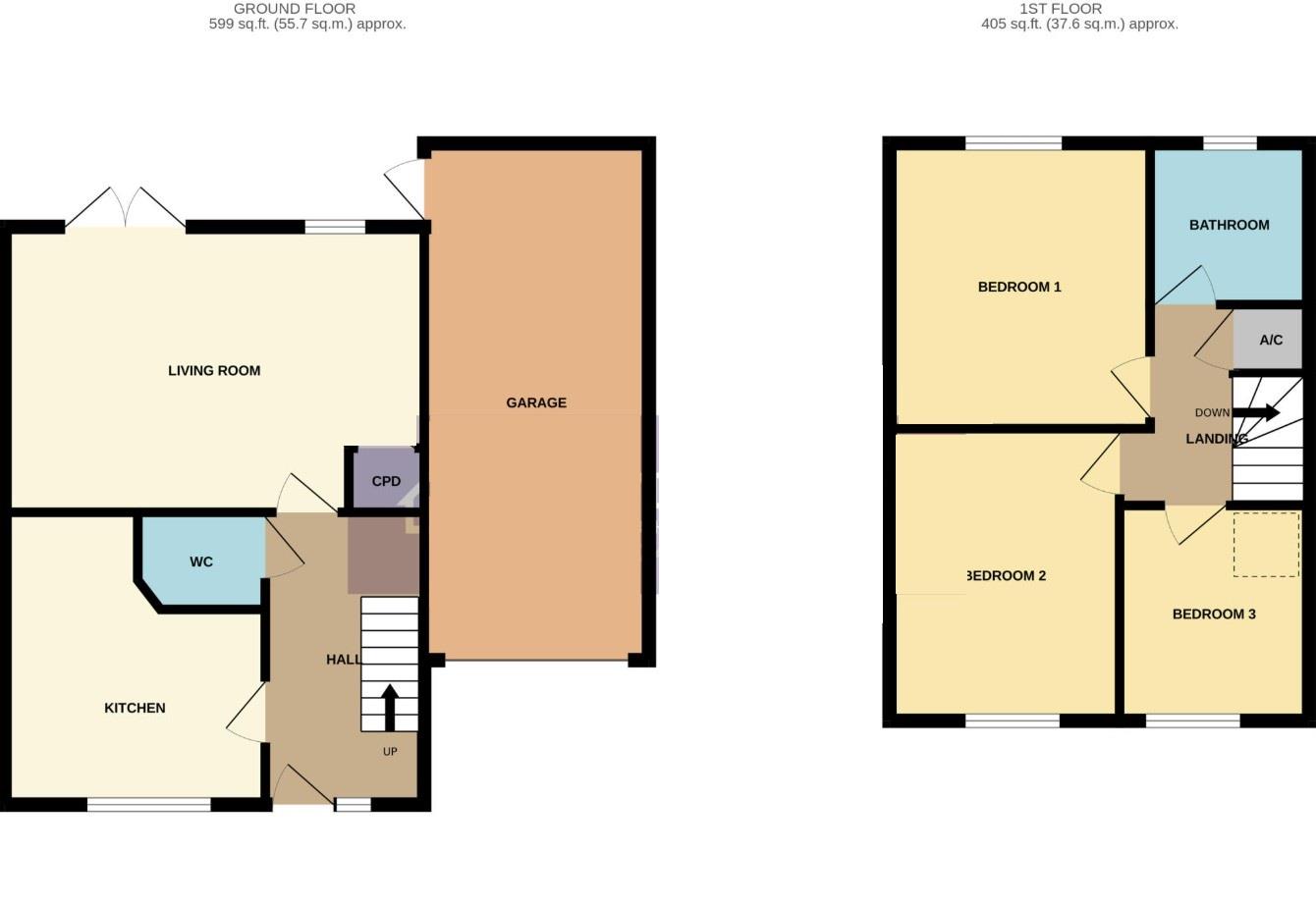 00 Bryn Awelon, Ffordd Cildwrn, Llangefni floorplan