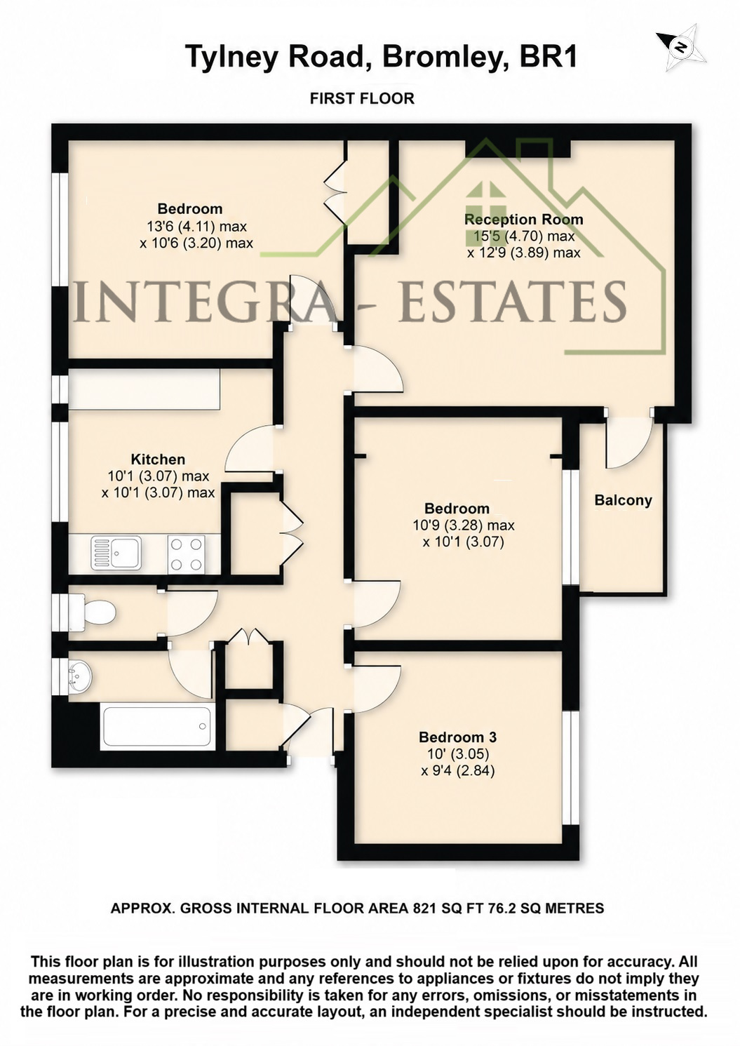 19 Tylney Road, Bromley floorplan