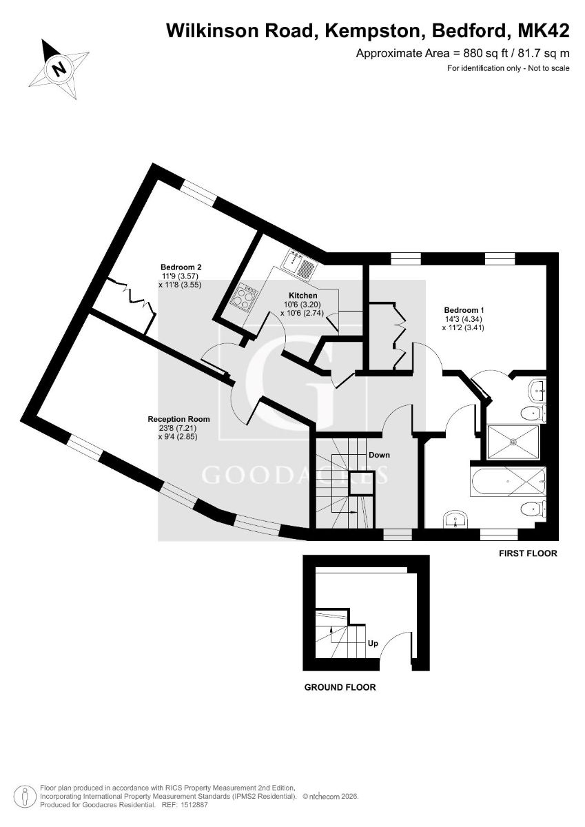 59 Wilkinson Road, Bedford floorplan