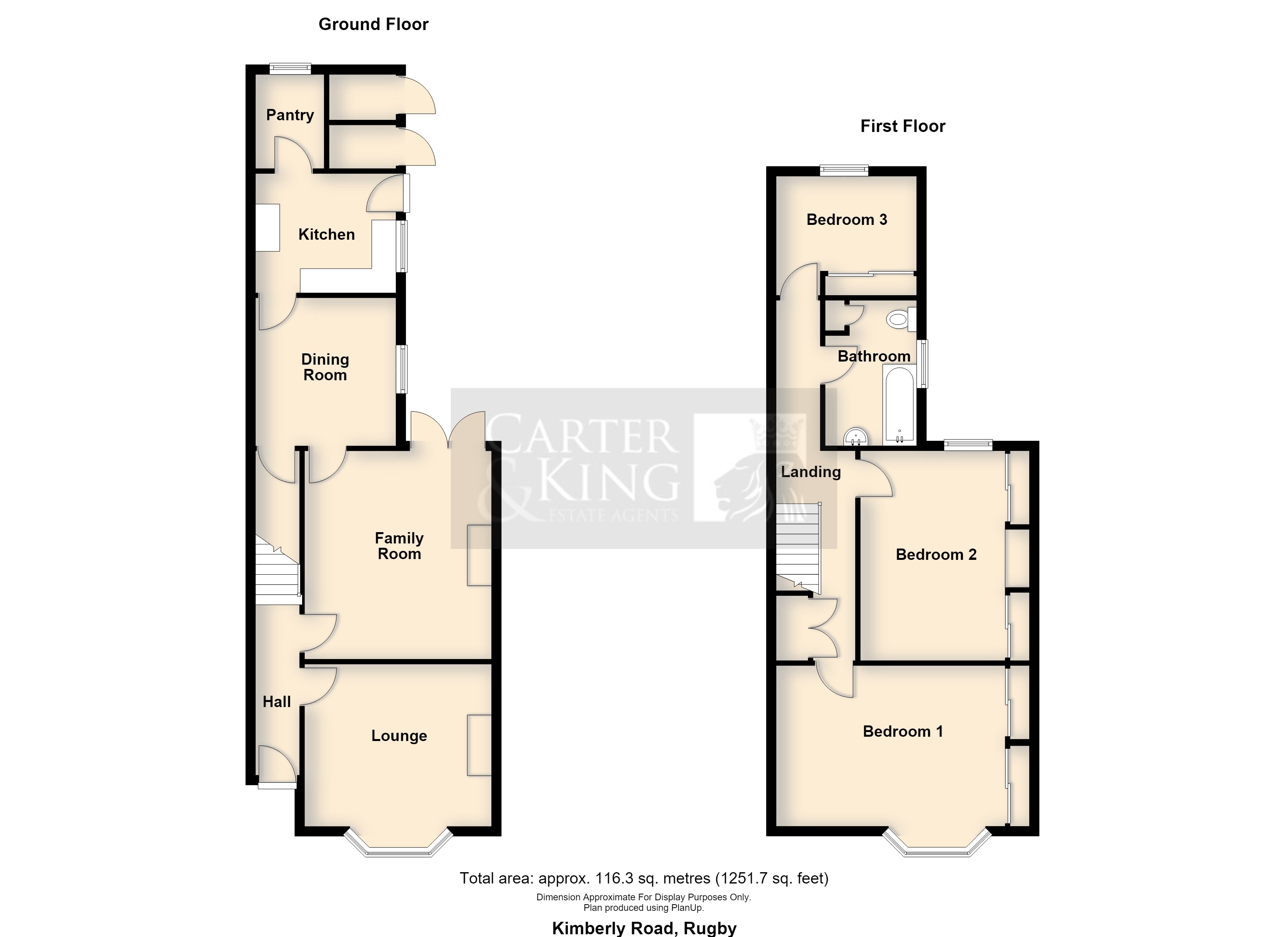 20, Kimberly Road, Rugby floorplan