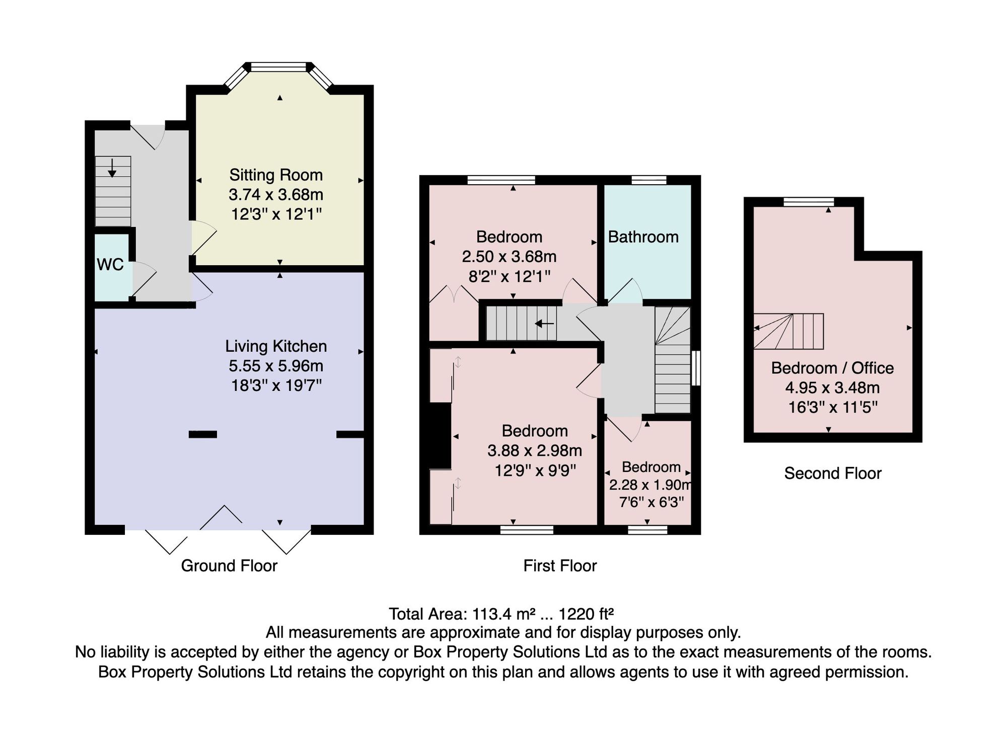 22 Leyland Road, Harrogate floorplan