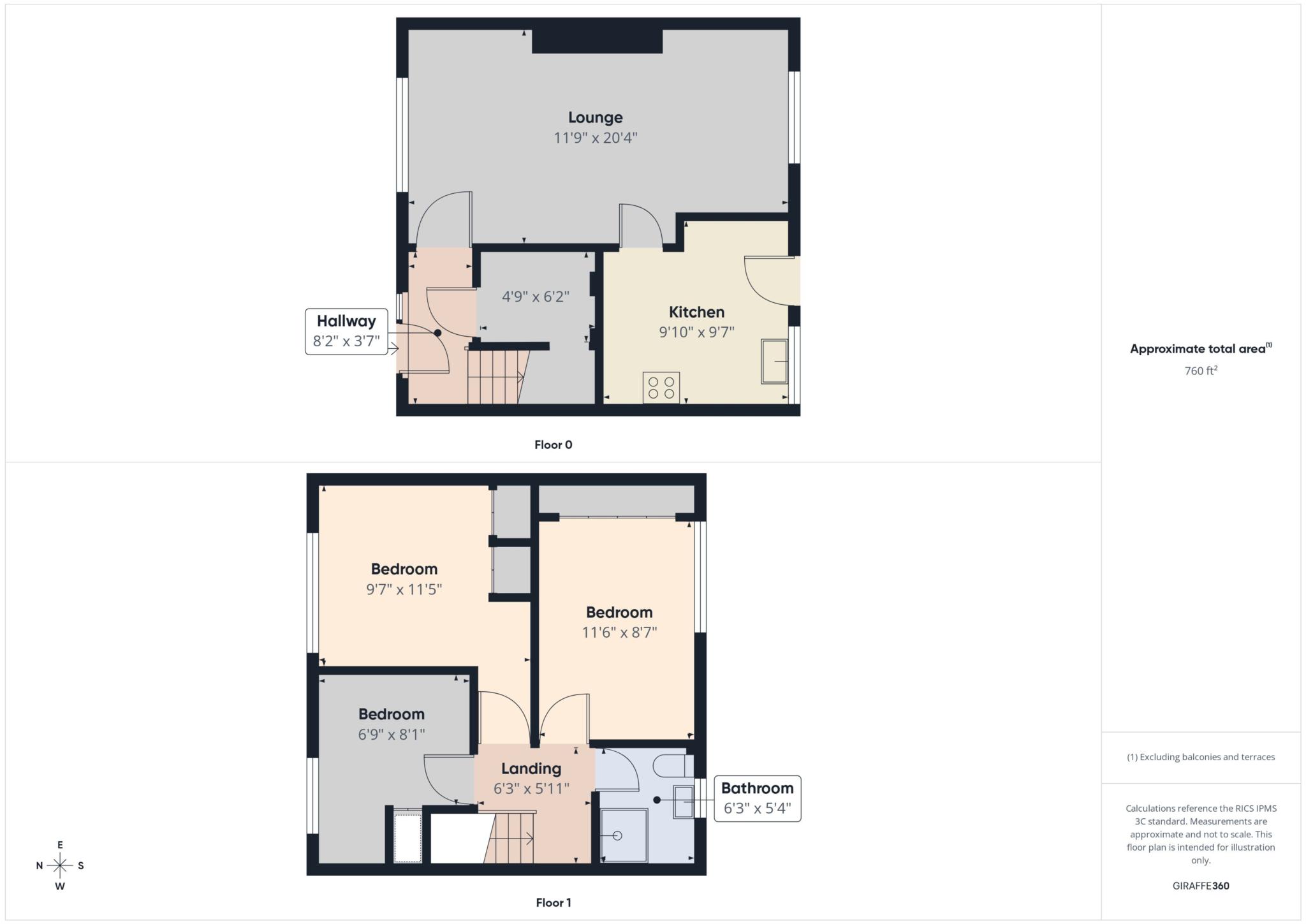18, Woodstock Avenue, Glasgow floorplan