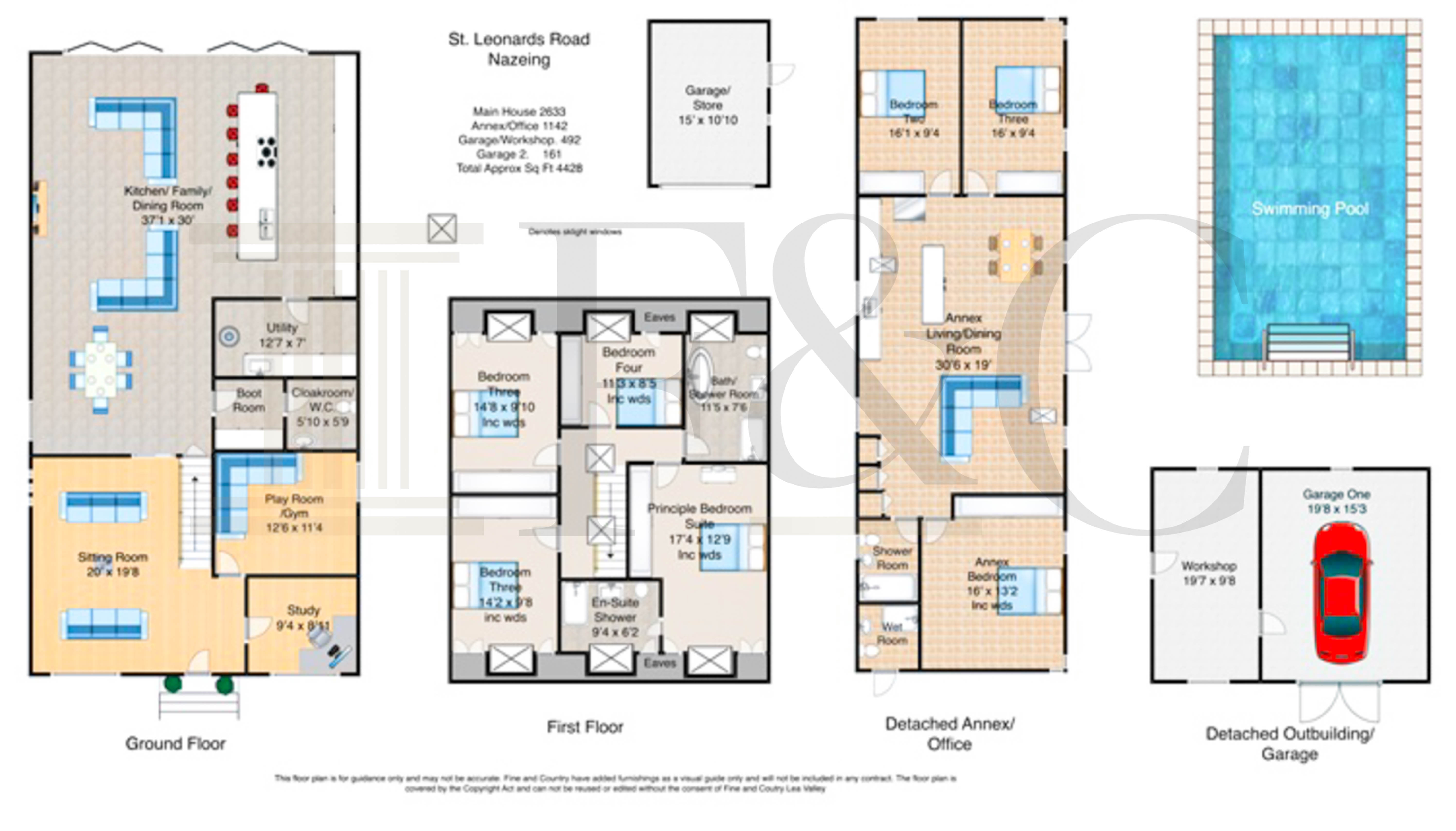 Long Acre, St Leonards Road, Nazeing floorplan
