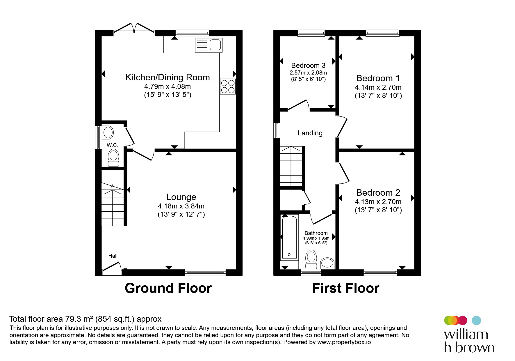 15, Acre Close, Halifax floorplan