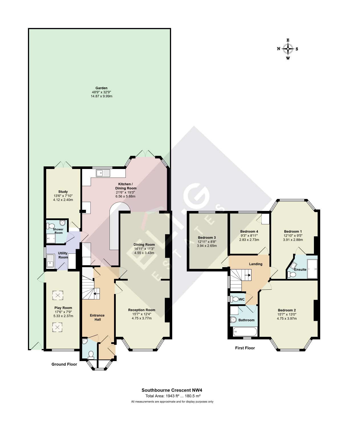 44 Southbourne Crescent, London floorplan