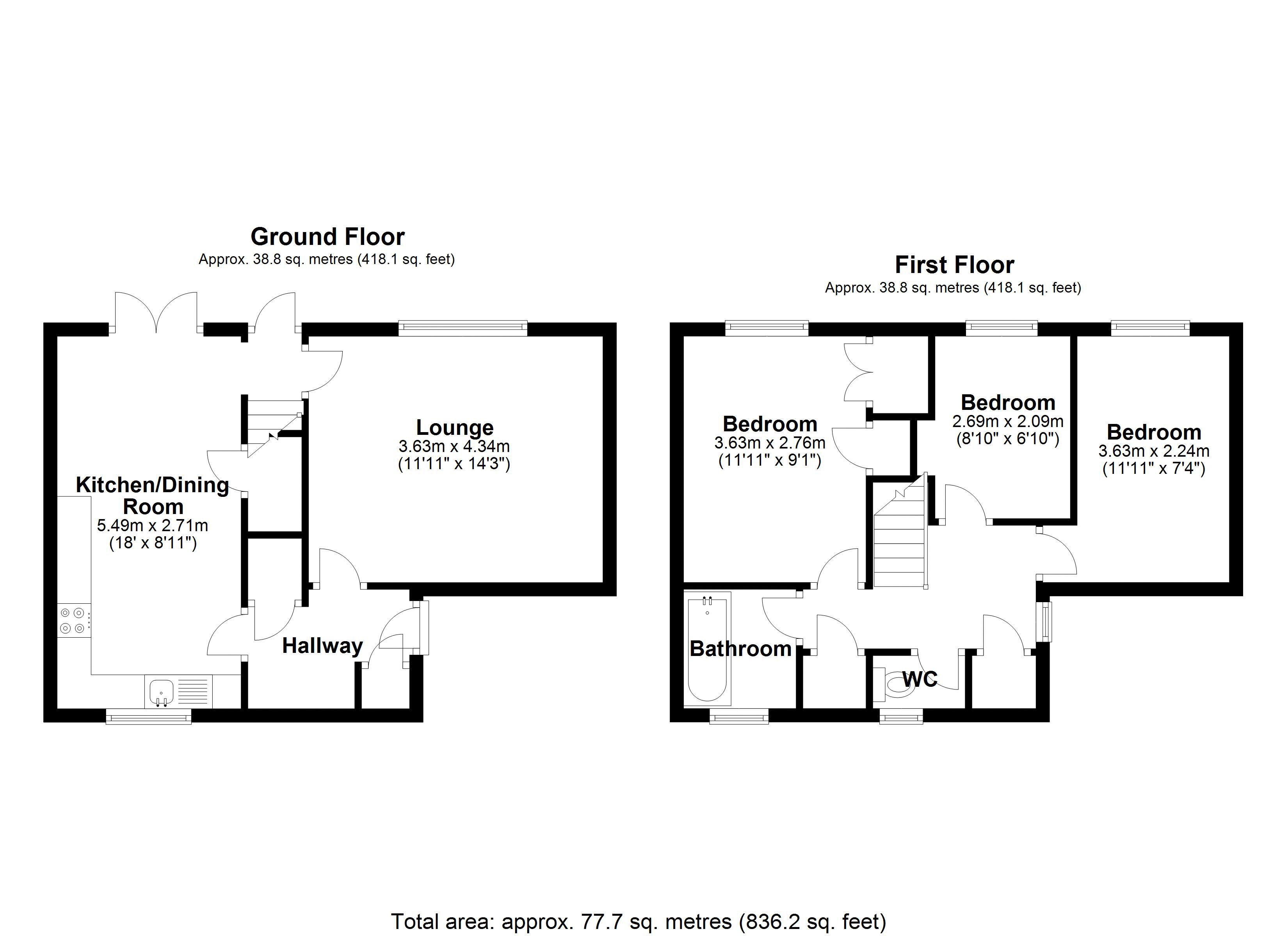 Stanwyck, Sutton Hill, Telford TF7, 3 bedroom terraced house for sale