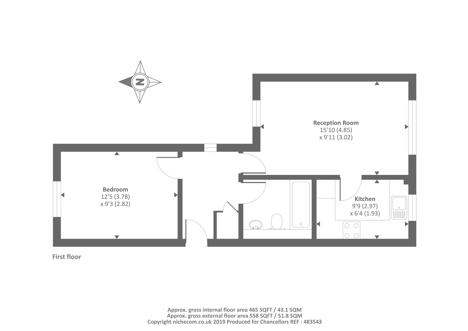 1 Bedrooms Flat to rent in Alexandra Avenue, Camberley GU15