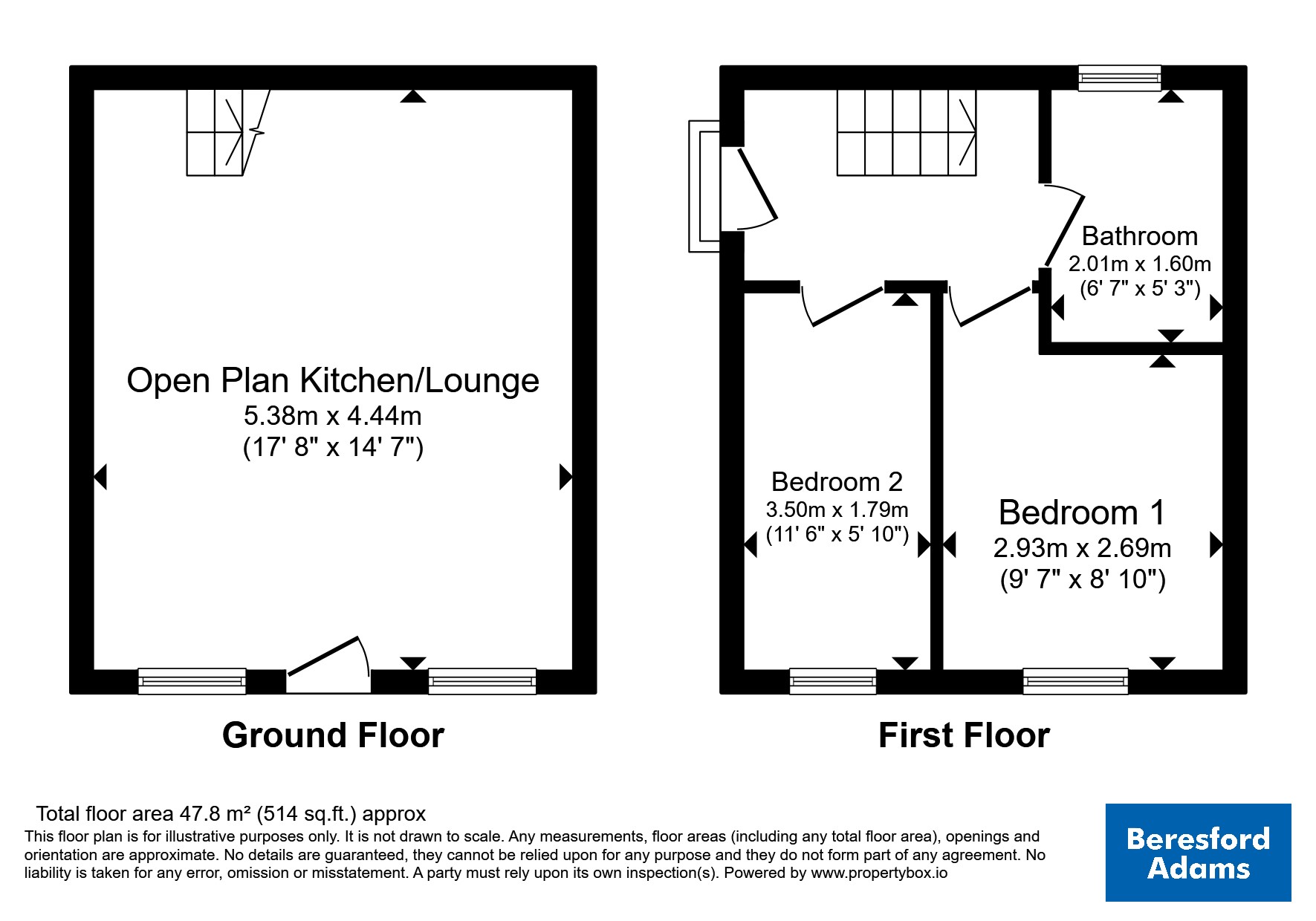 1, Fron Fair, Blaenau Ffestiniog floorplan