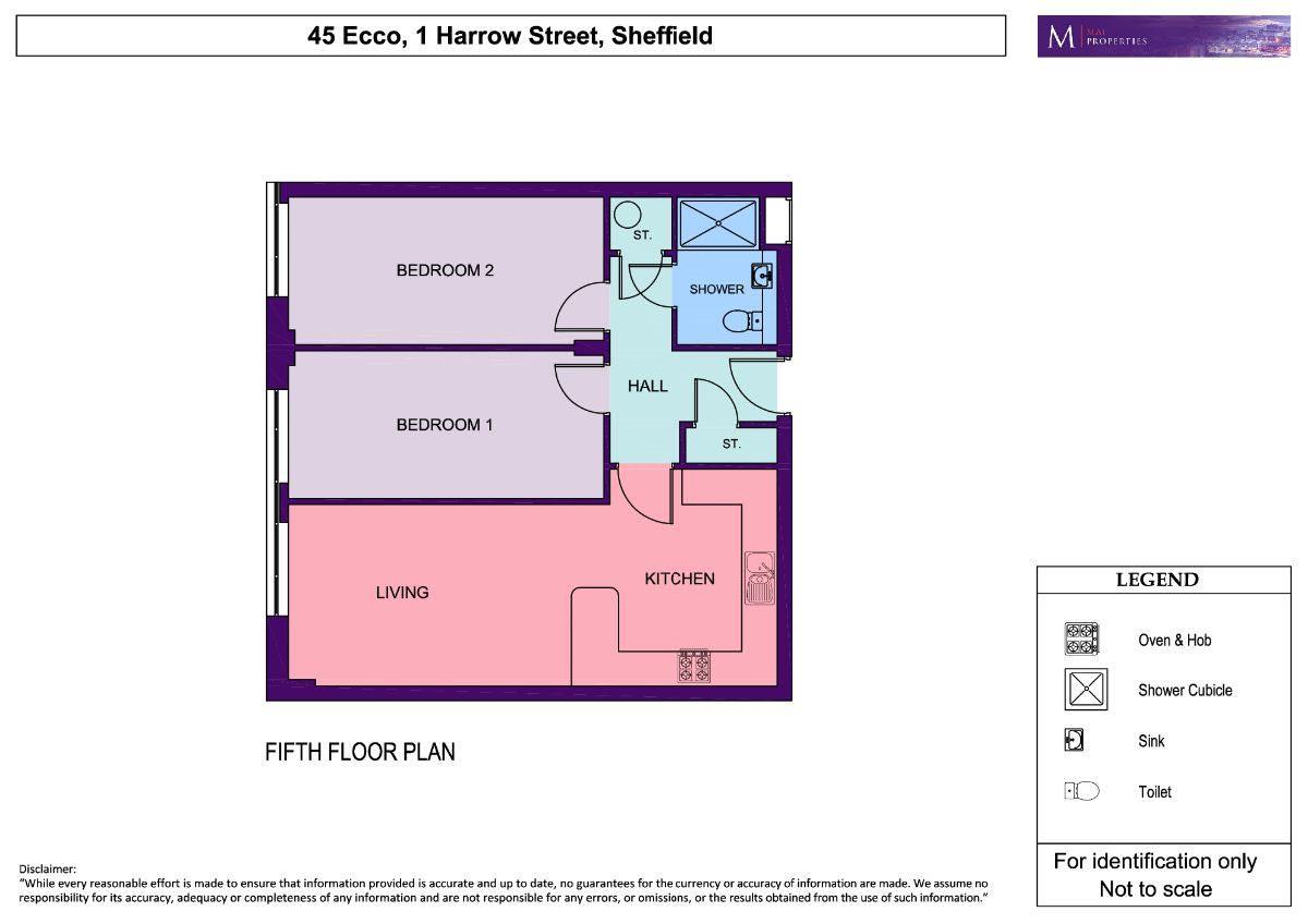 45 Ecco, Sheffield floorplan