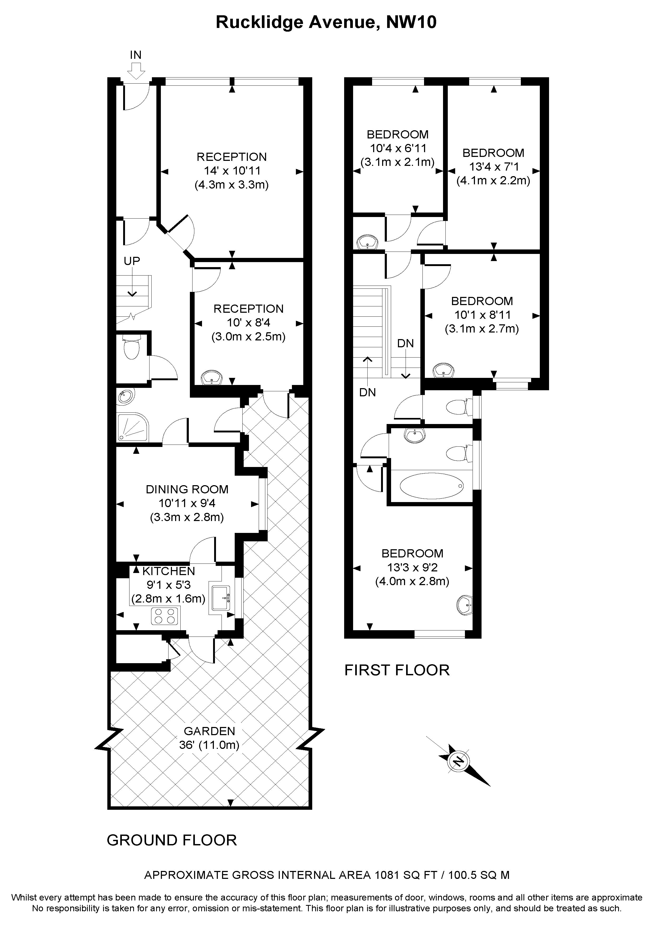 110 Rucklidge Rd 4 bed terraced house for sale in Rucklidge Avenue, London NW10 - Zoopla