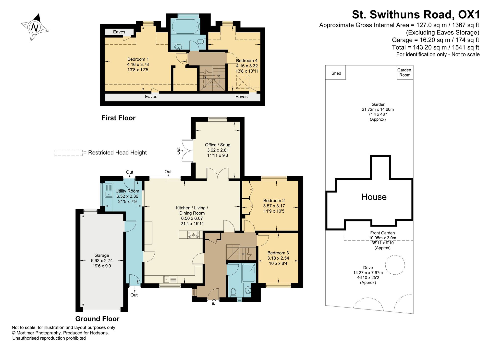 12 St. Swithuns Road, Oxford floorplan