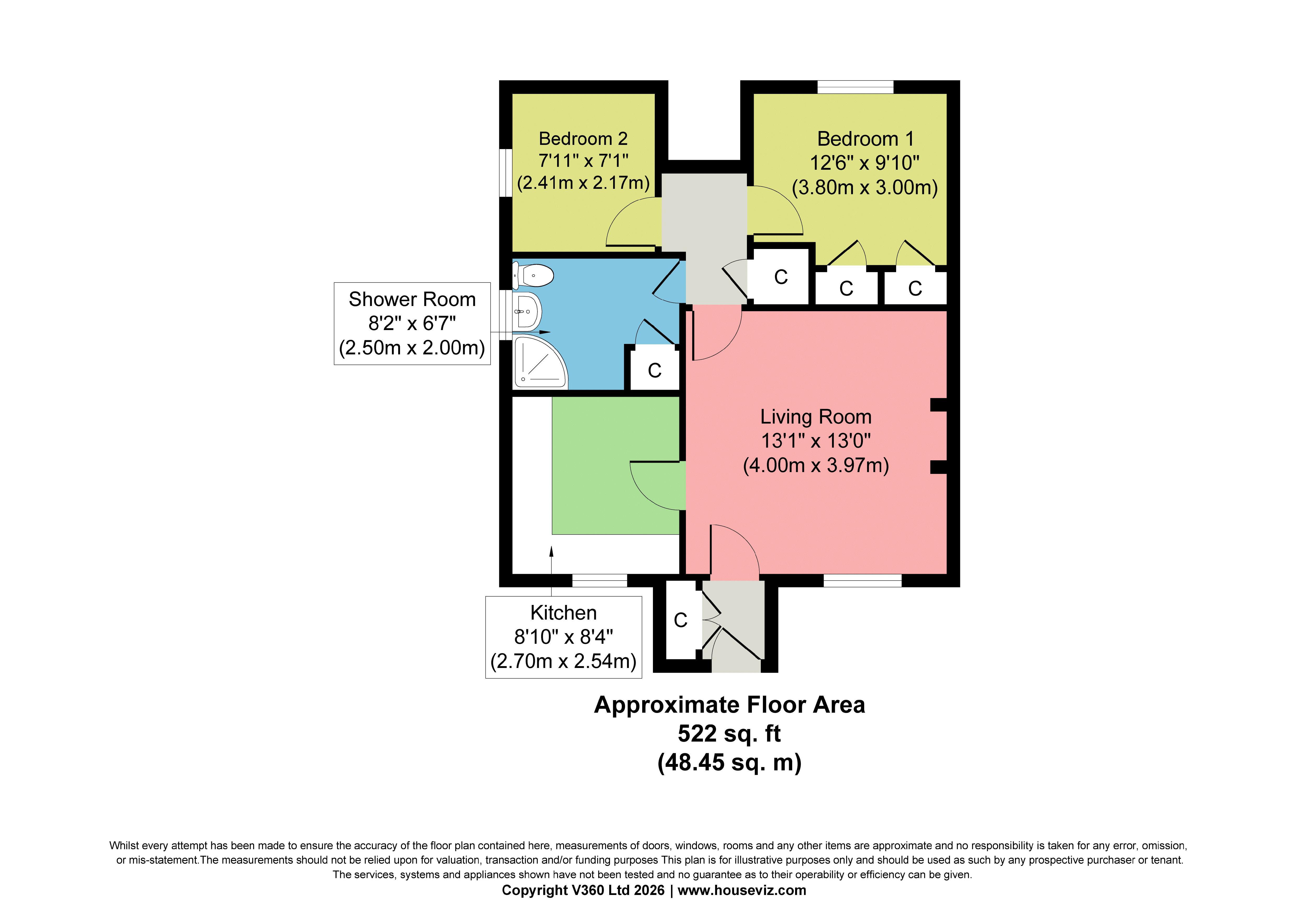 25, Castle Court, York floorplan
