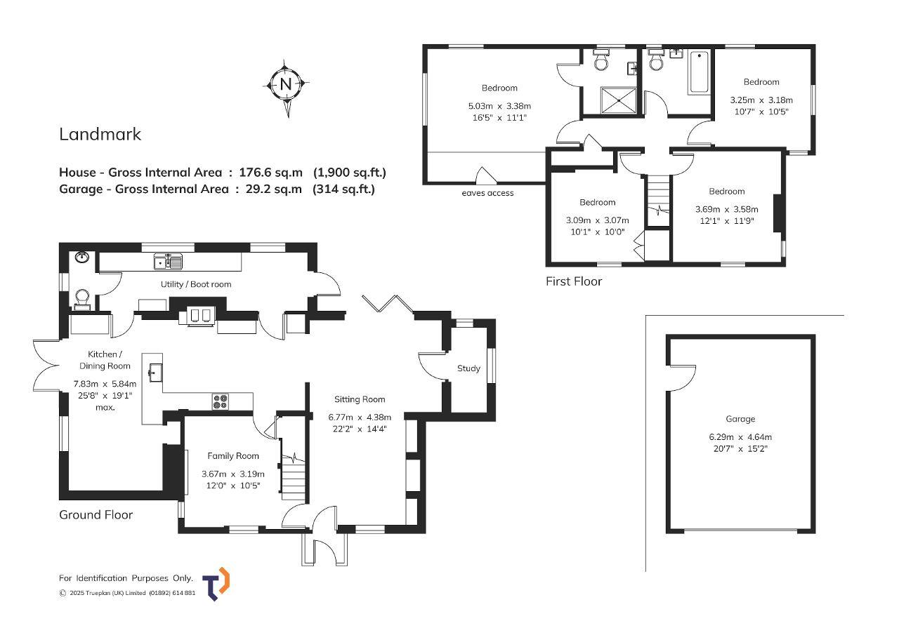 Land Mark, High Street, Flimwell floorplan
