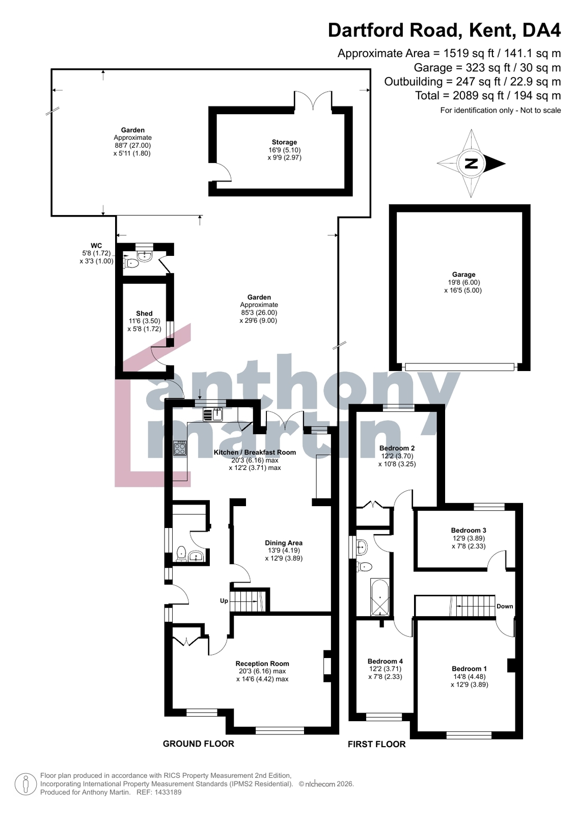 The Anchorage, Dartford floorplan