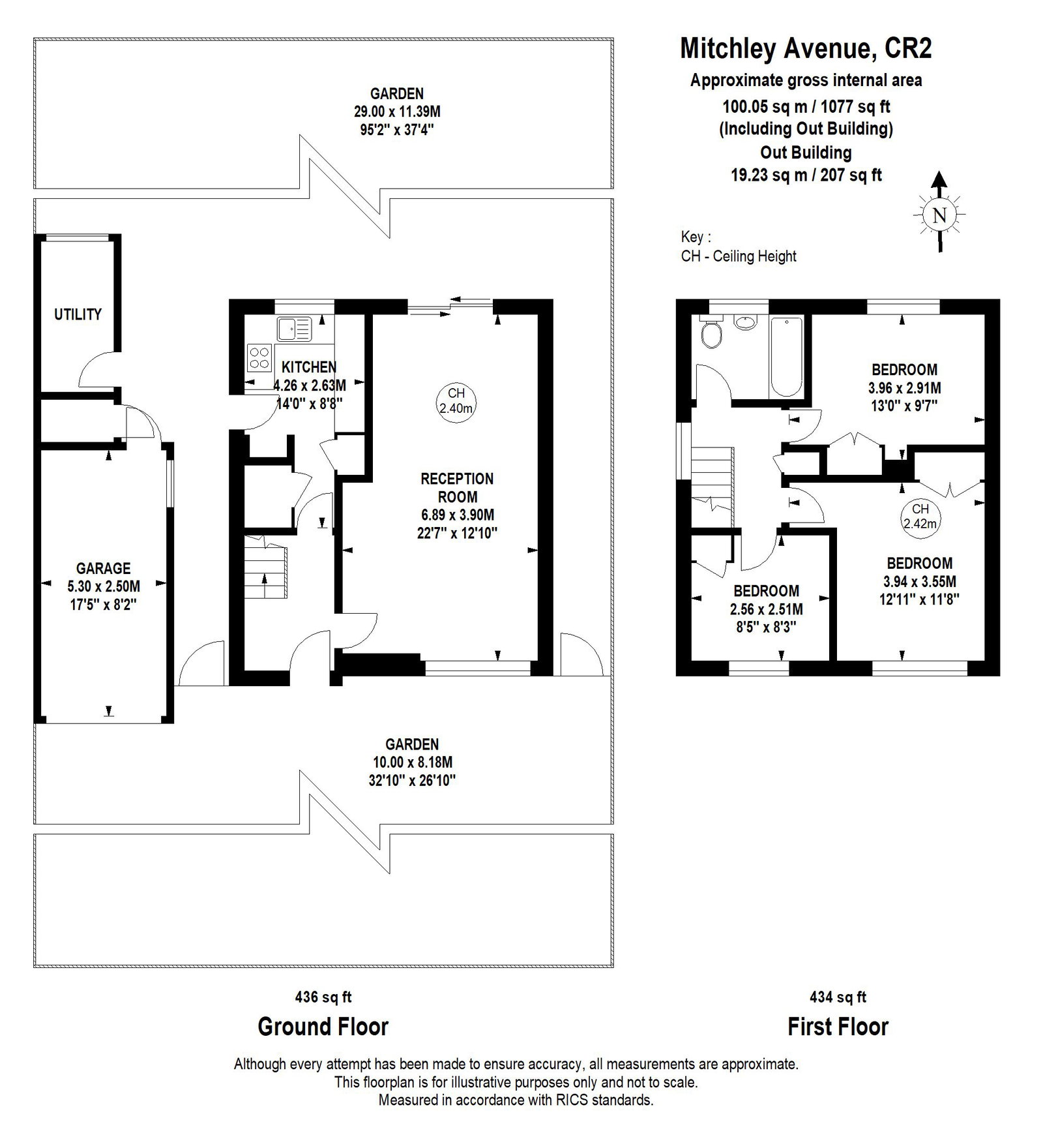 119, Mitchley Avenue, South Croydon floorplan