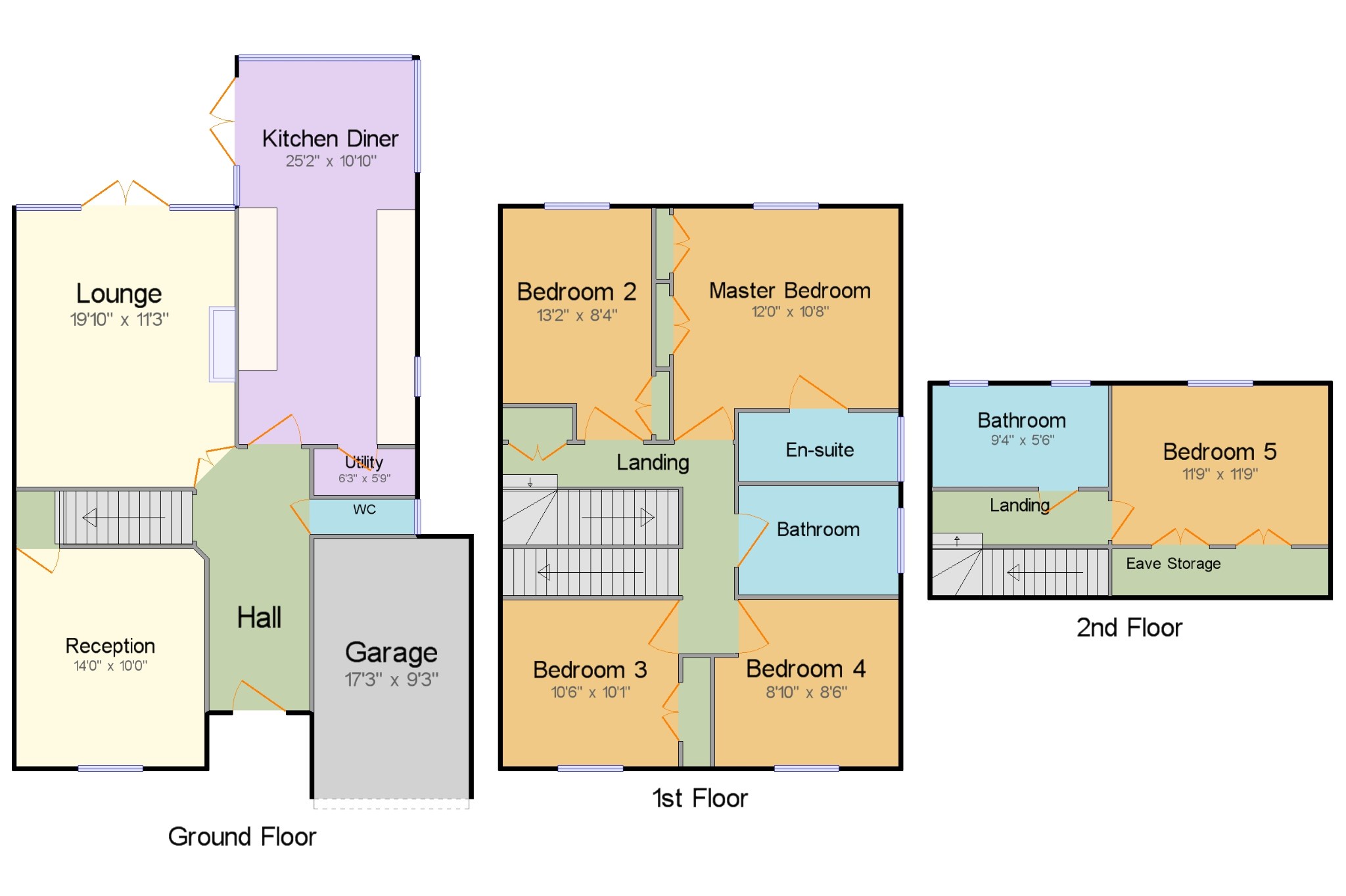 5 Bedrooms Semi-detached house for sale in Billericay, Essex, X CM12