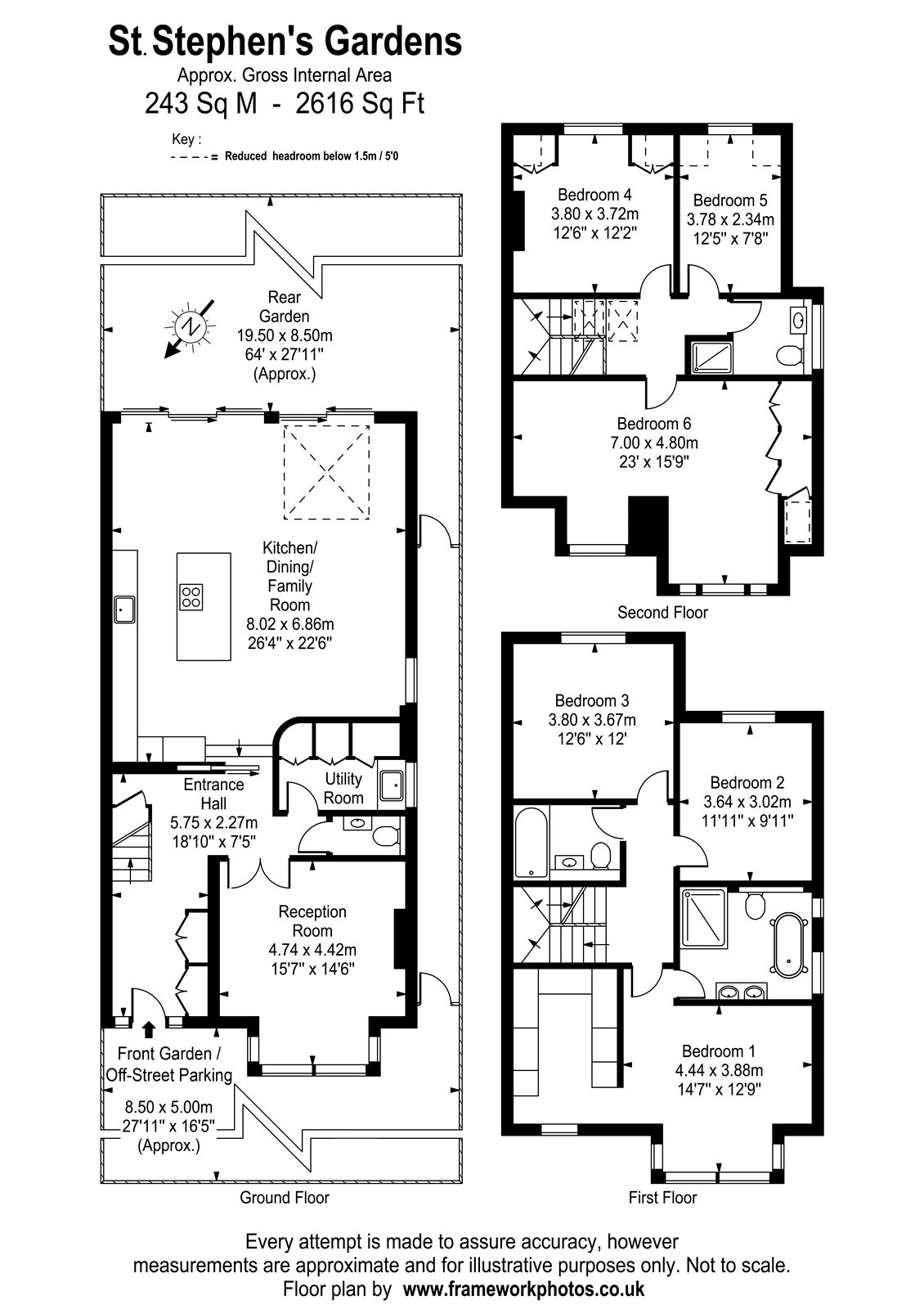 26, St. Stephens Gardens, Twickenham floorplan