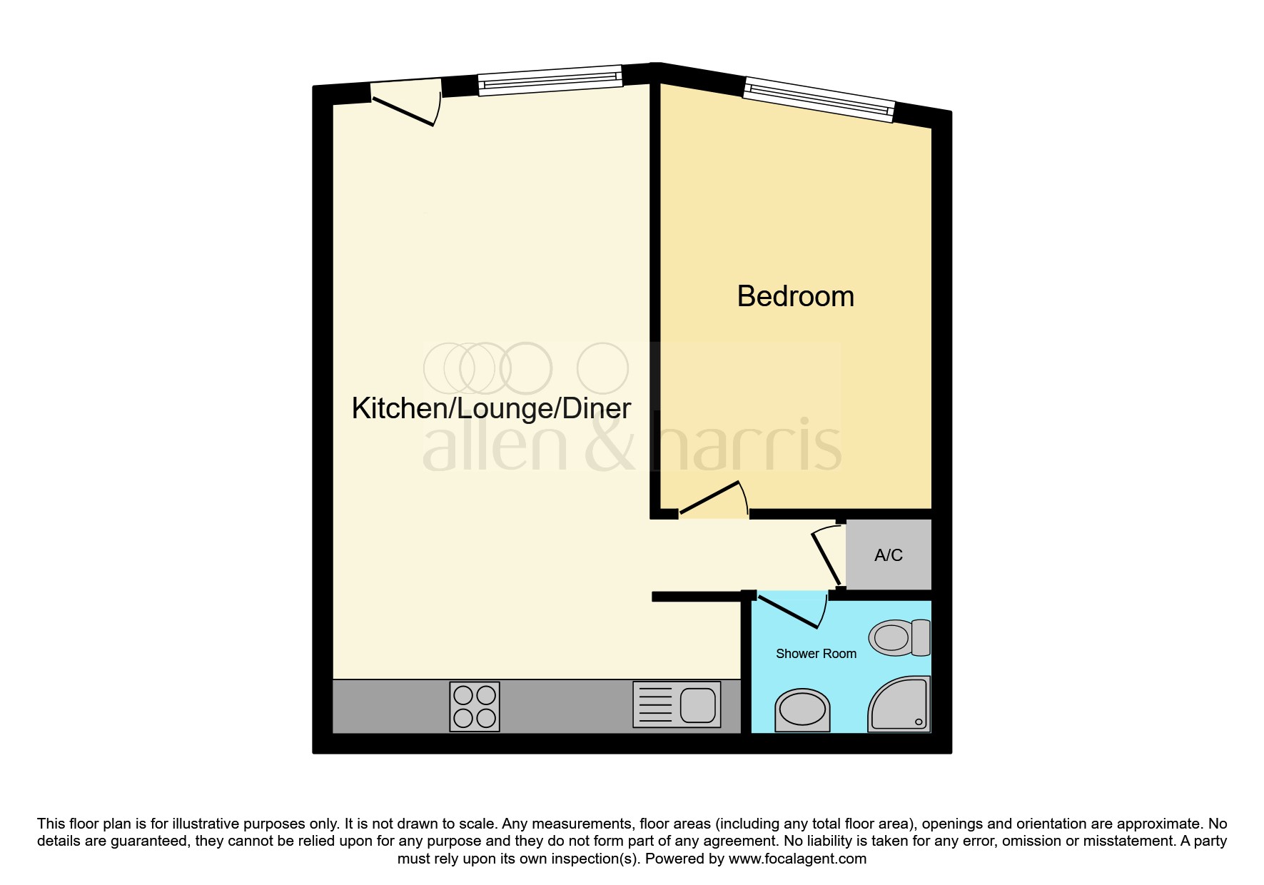 Flat 4, Vallis House, 57b, Vallis Road, Frome floorplan