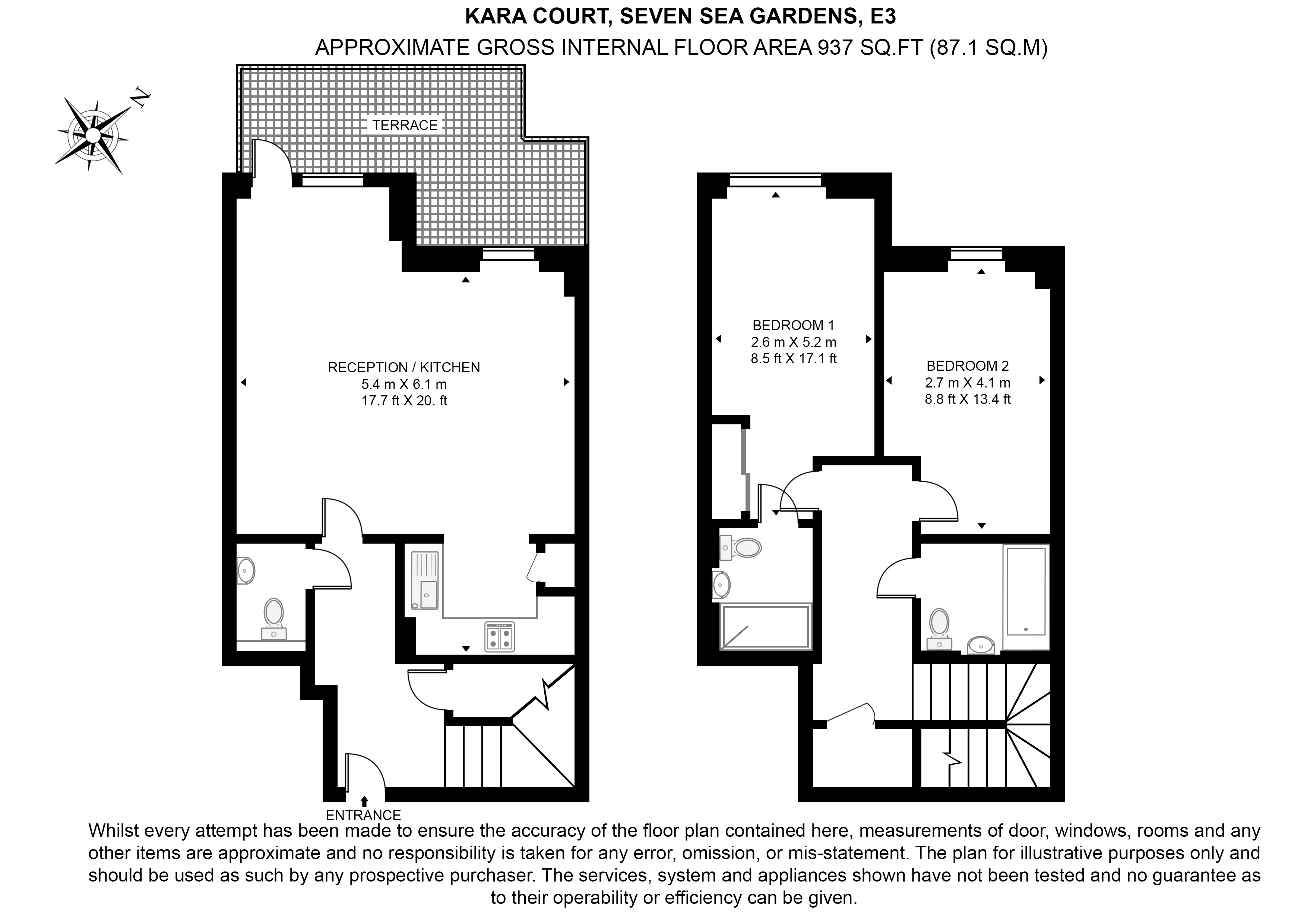 Seven Sea Gardens, London floorplan