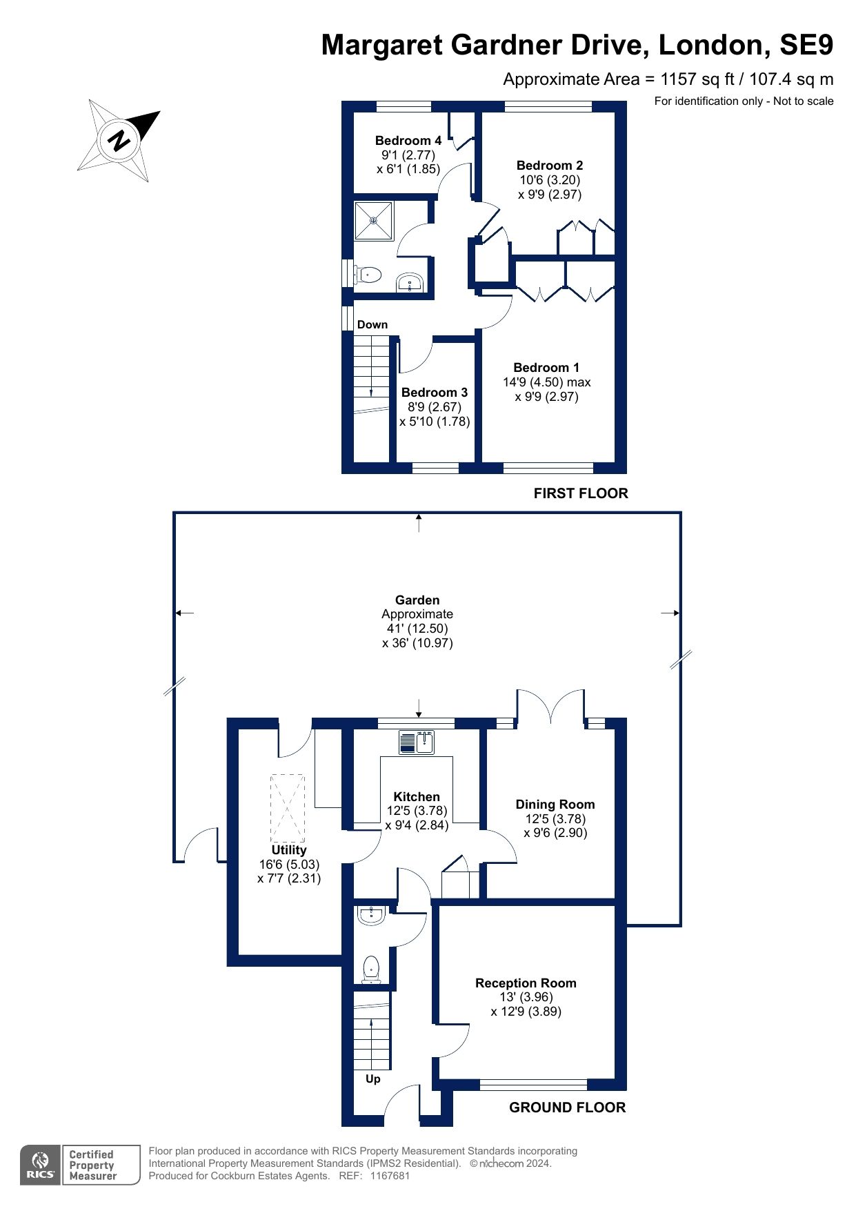 11, Margaret Gardner Drive, London floorplan