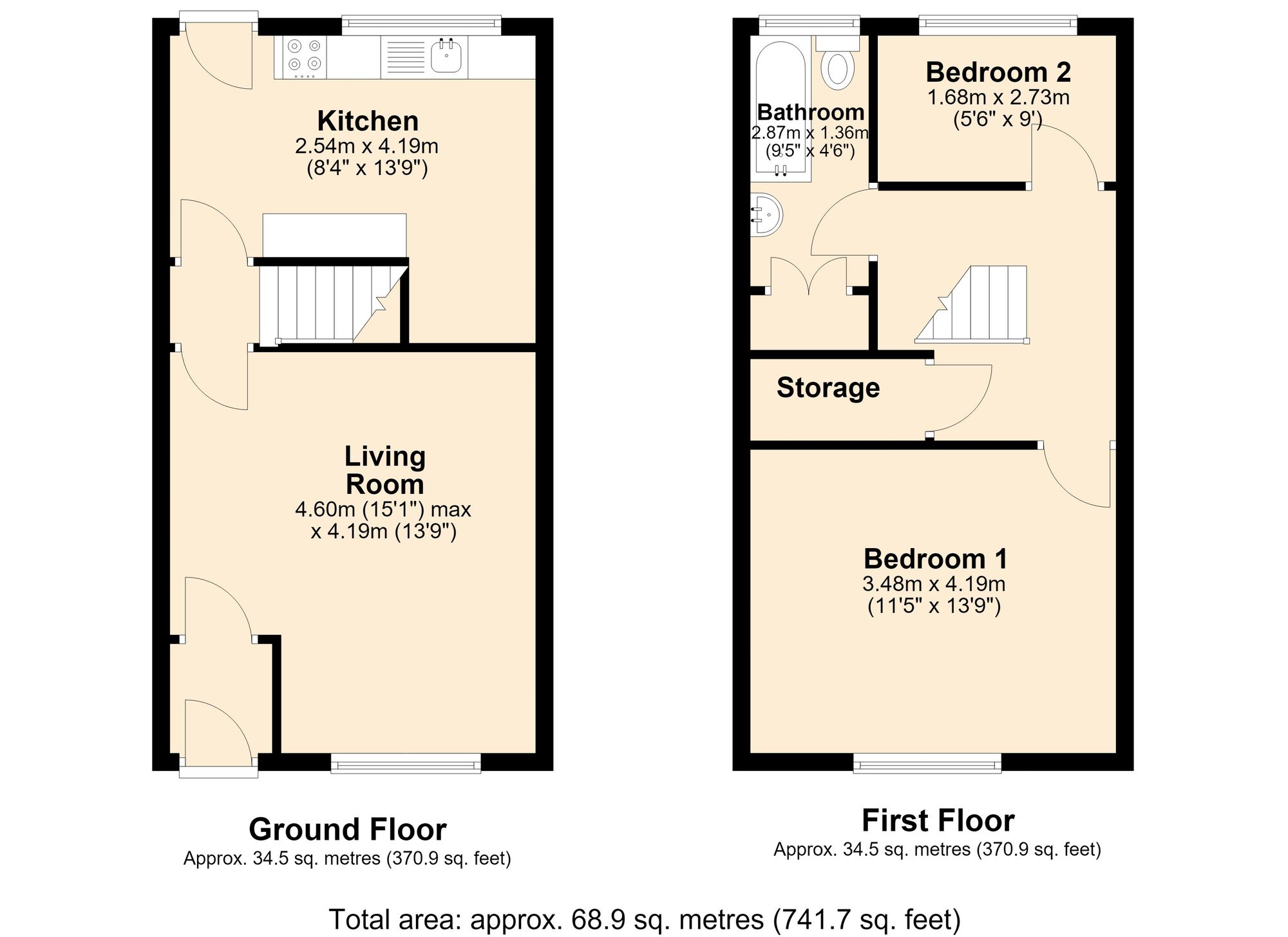 49 Cross Street, Accrington floorplan